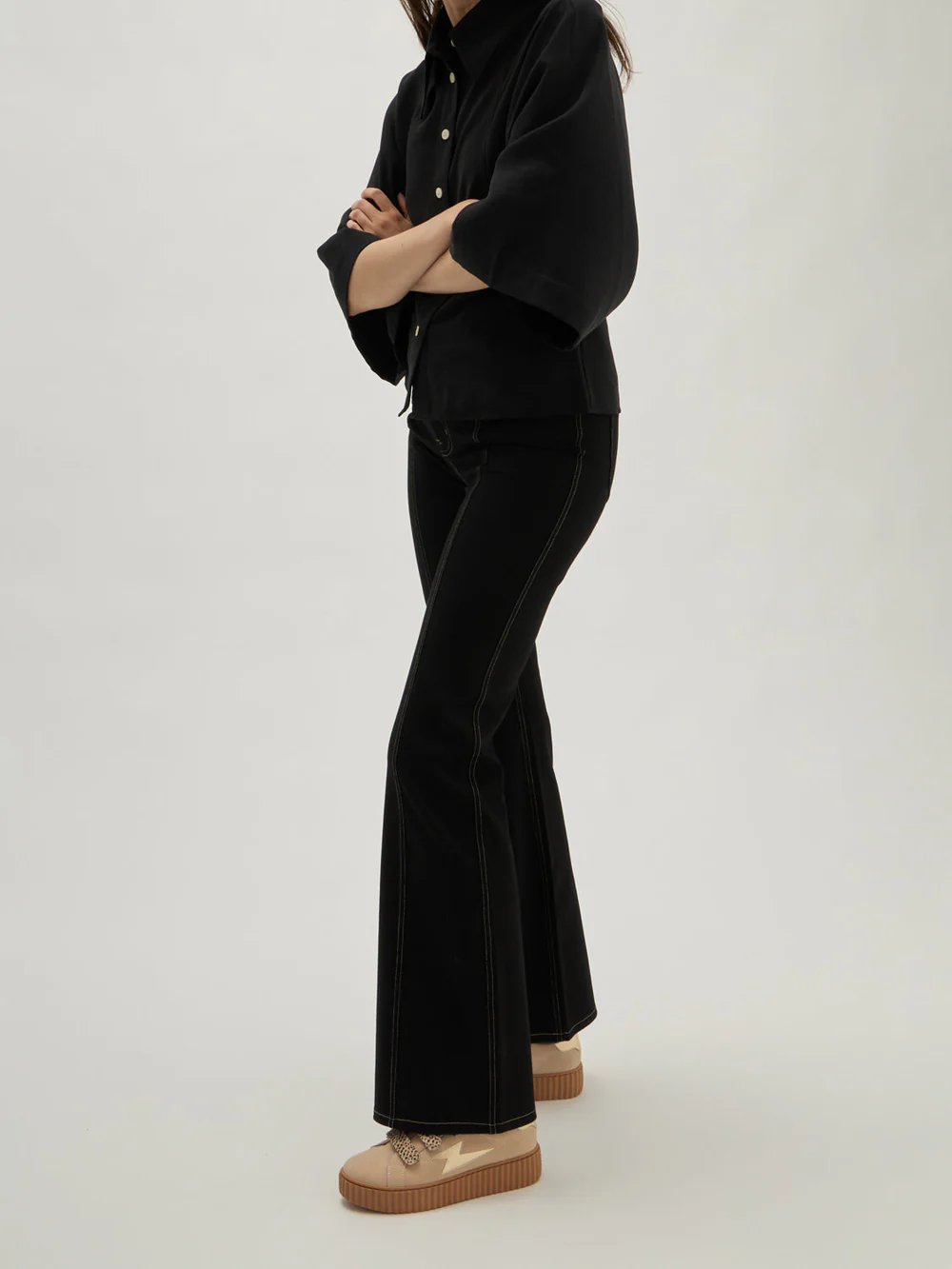 Baskets Aby, Beige - Vanessa Wu