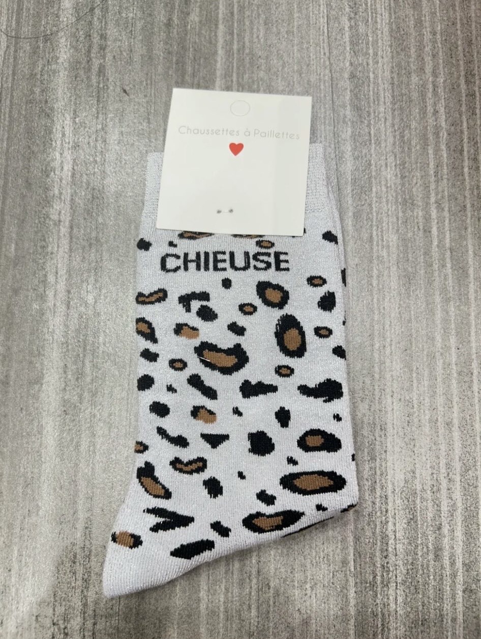Chaussettes à paillettes, Chieuse - Mochimo