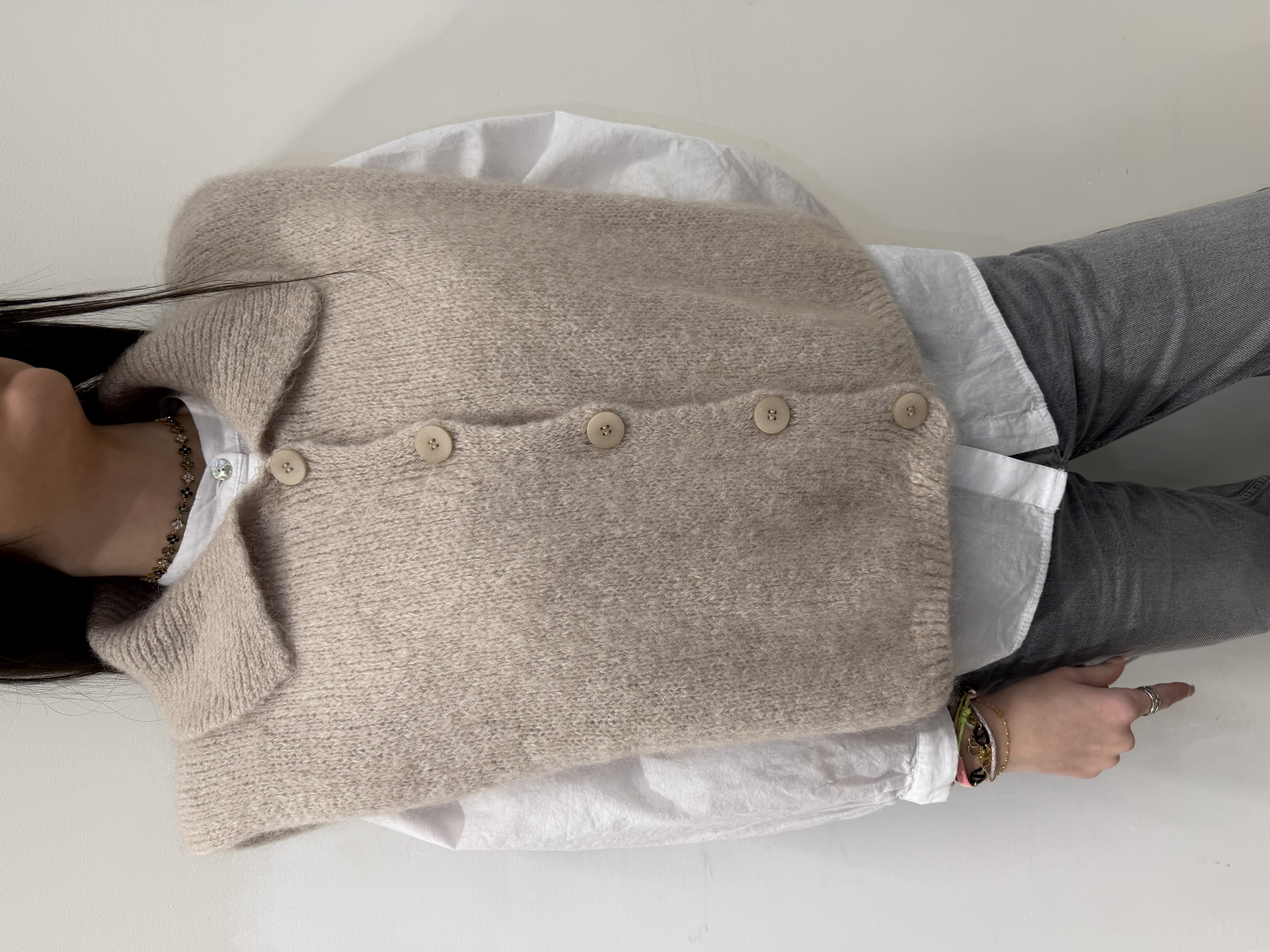 Pull, sans manches à épaulettes - Naïs