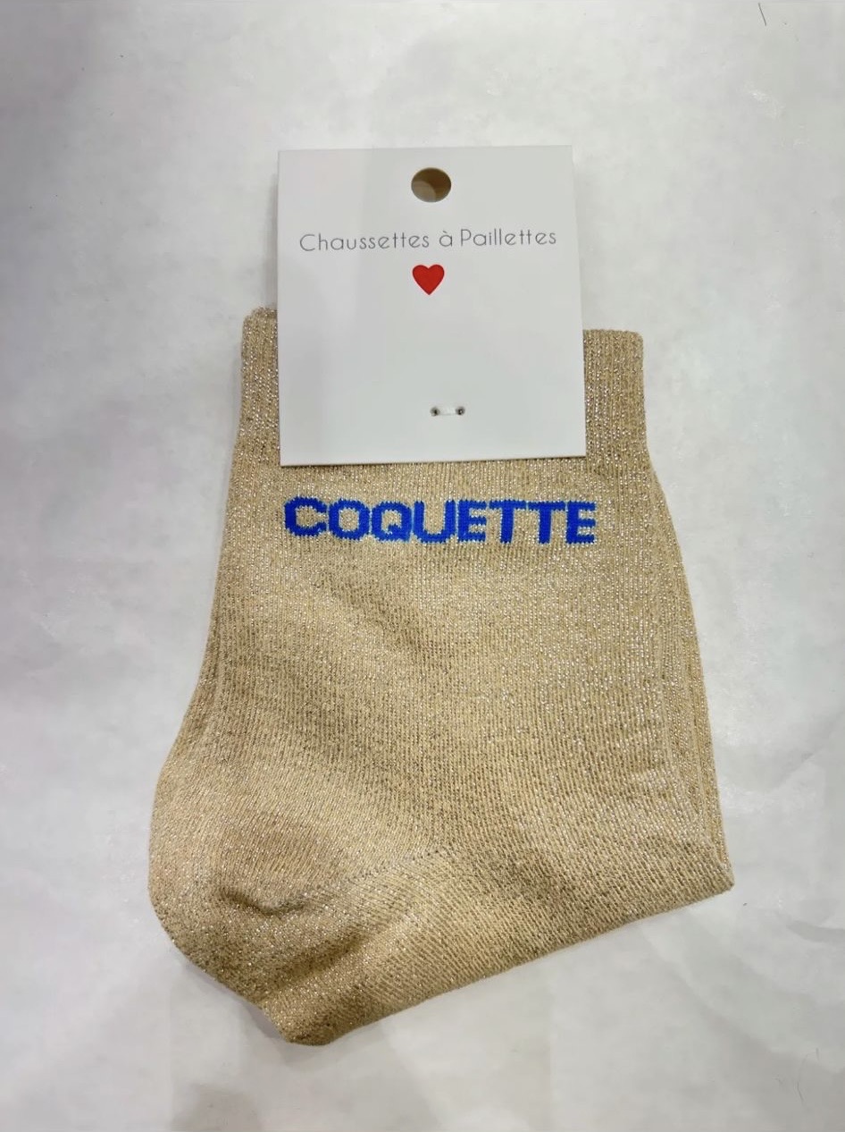 Chaussettes à paillettes, Coquette - Mochimo