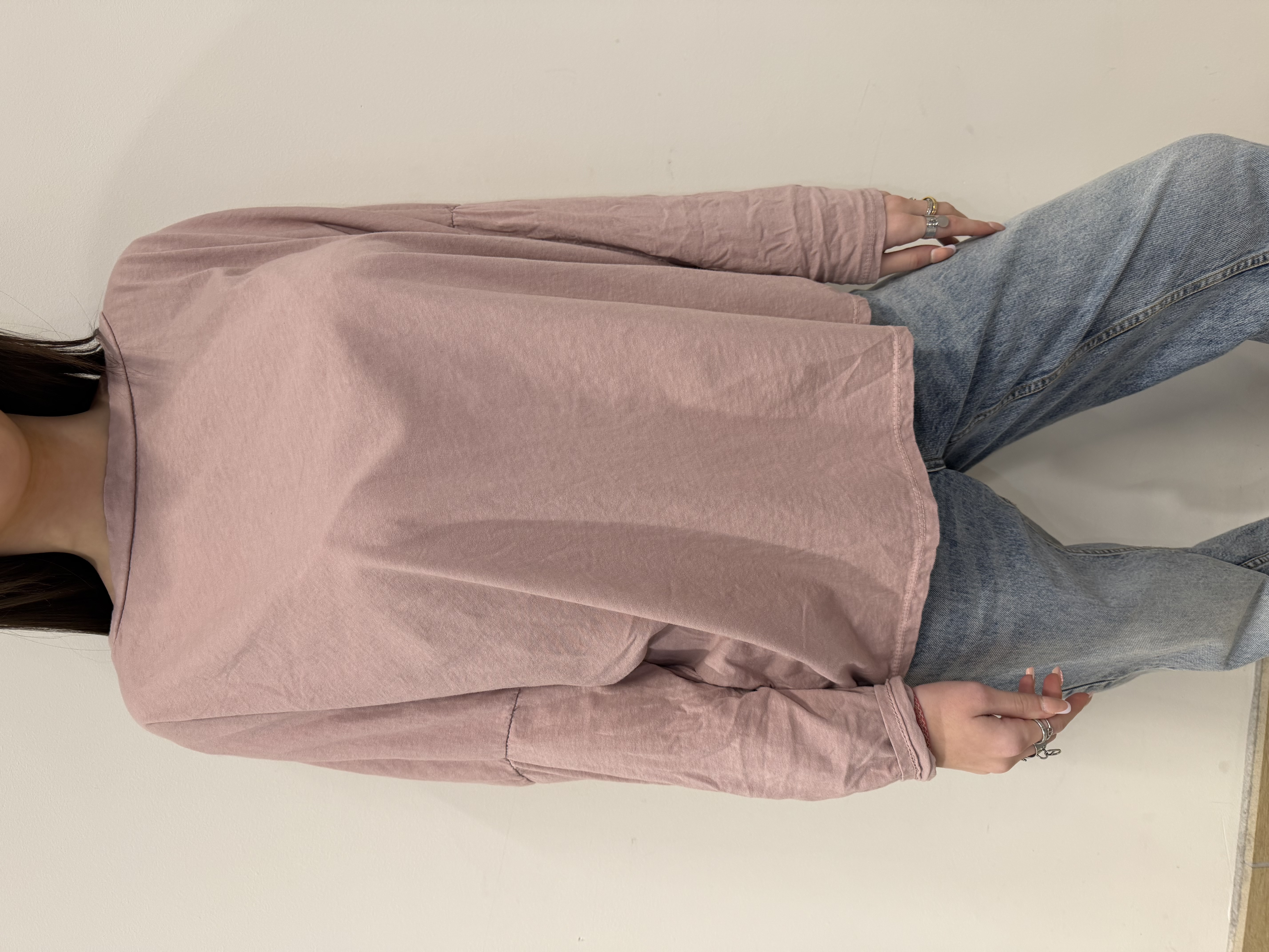 T-shirt 100% coton, manches longues – Margot Paris