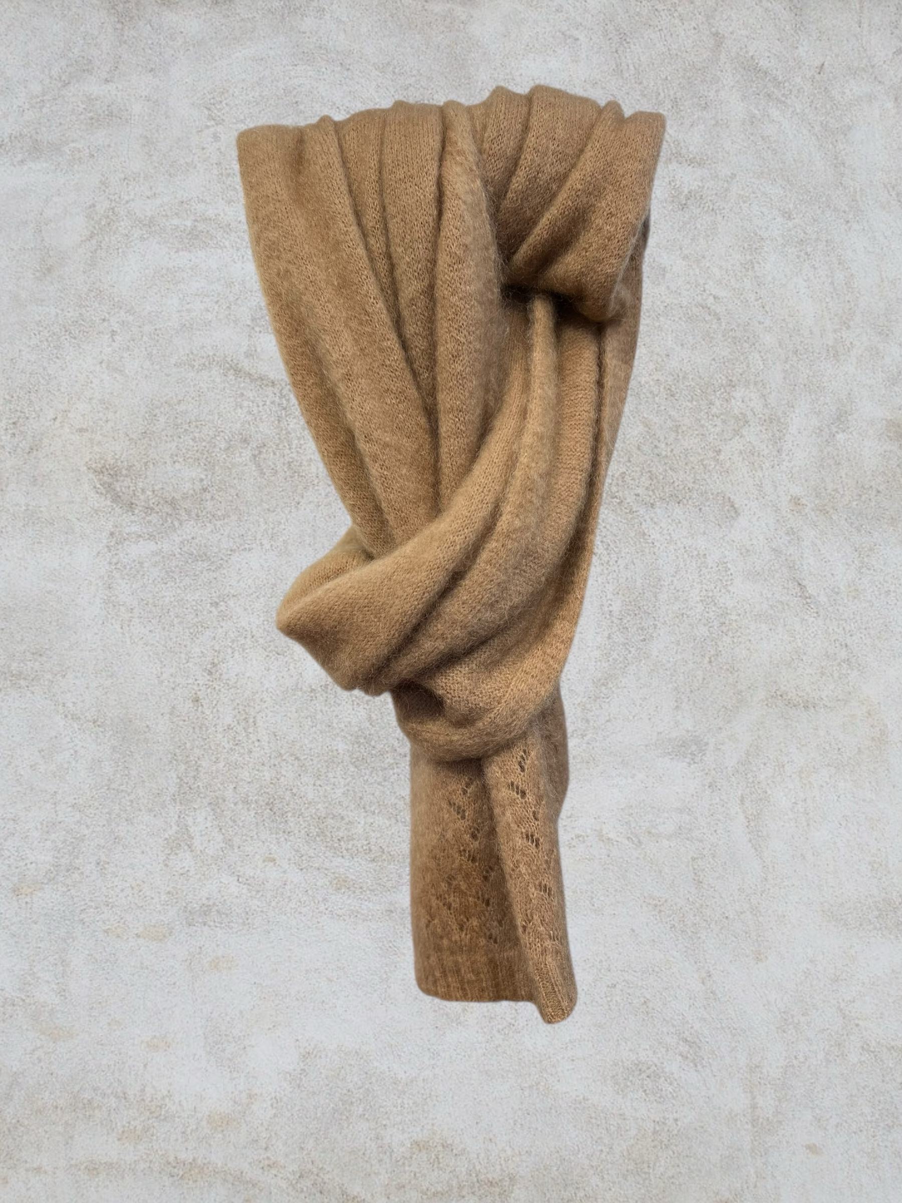 Écharpe en kid mohair et laine - Naïs