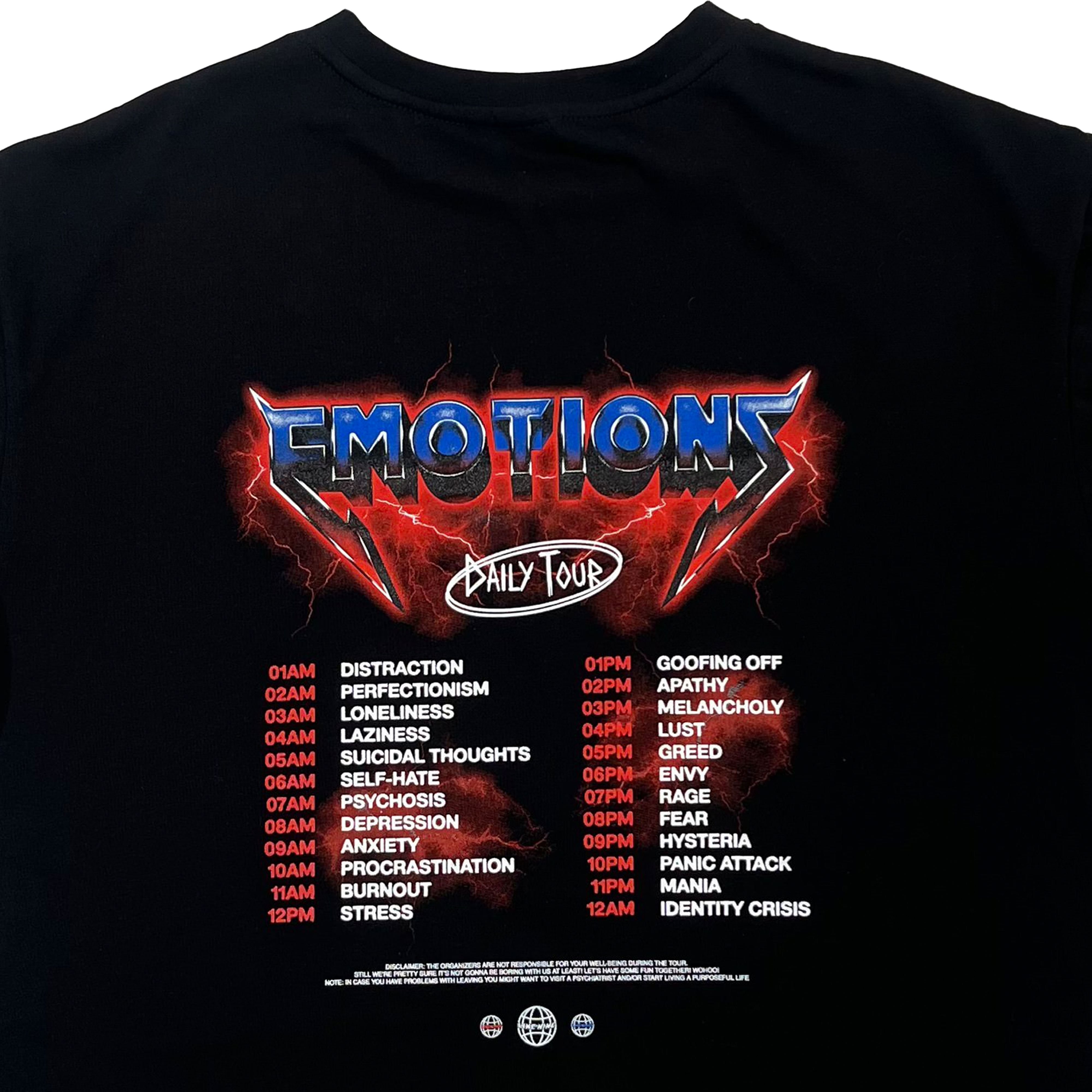 EMOTIONS DAILY TOUR tee