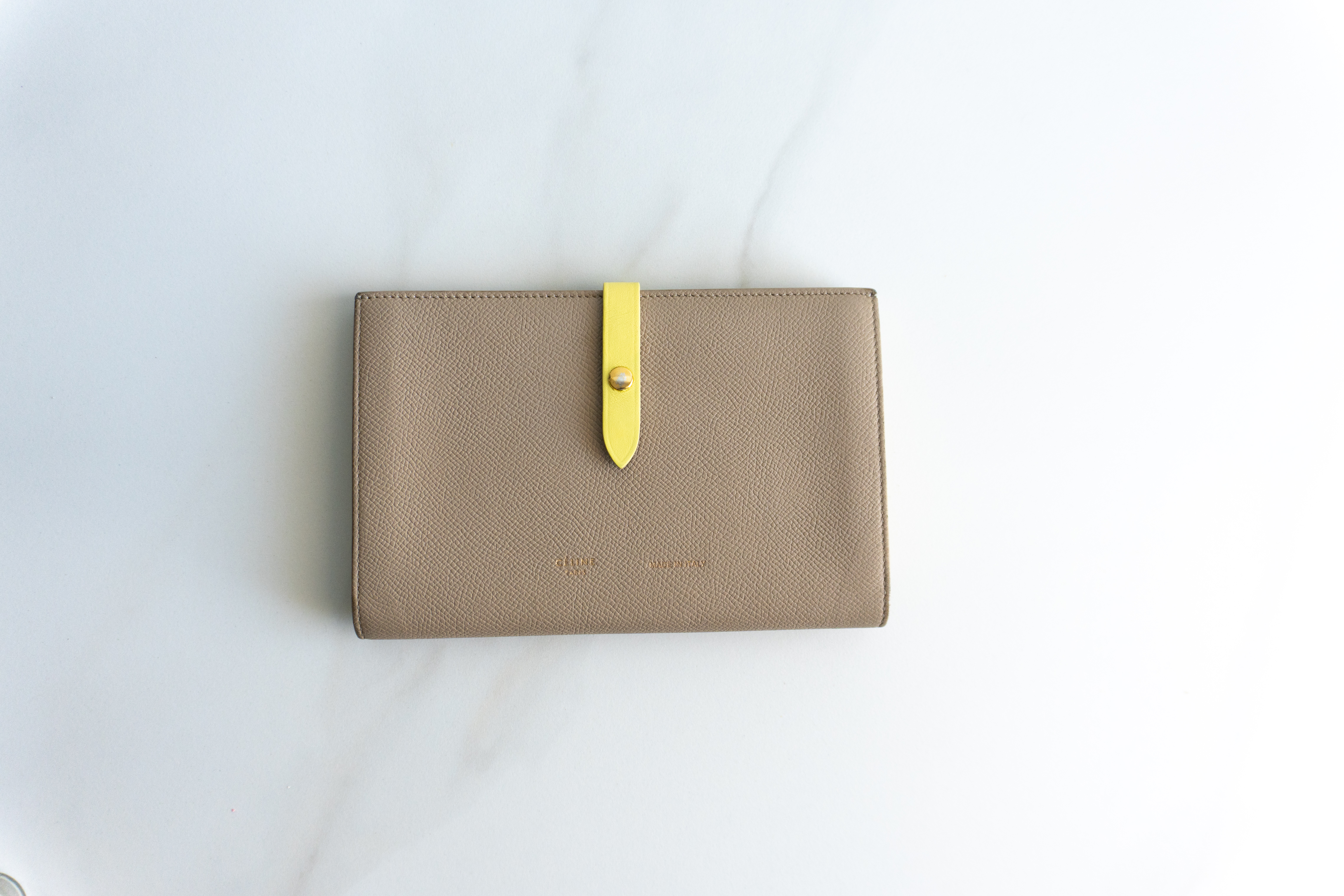 Authentic Celine Large Strap Walllet