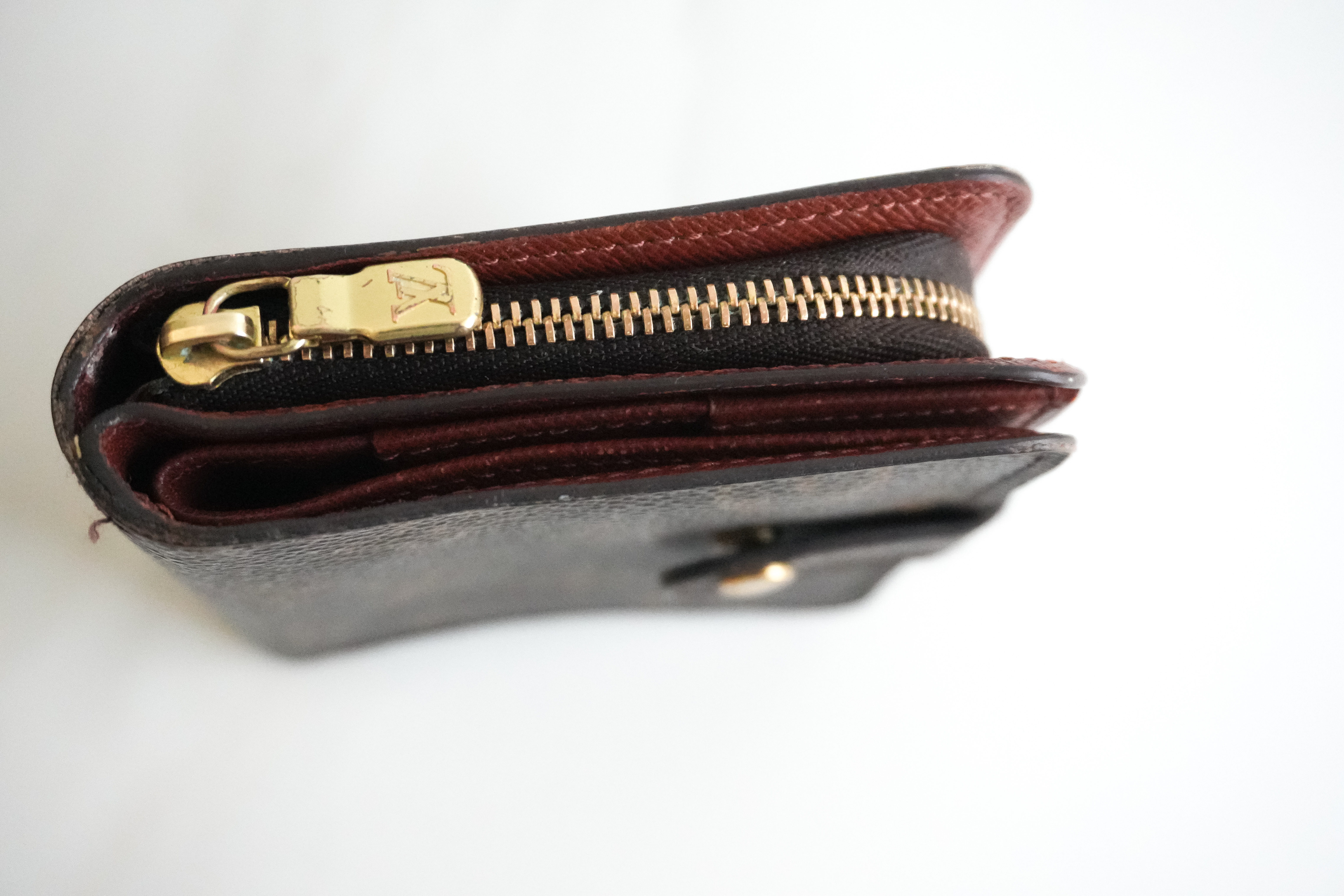 Authentic Louis Vuitton Monogram Compact Zippe Wallet