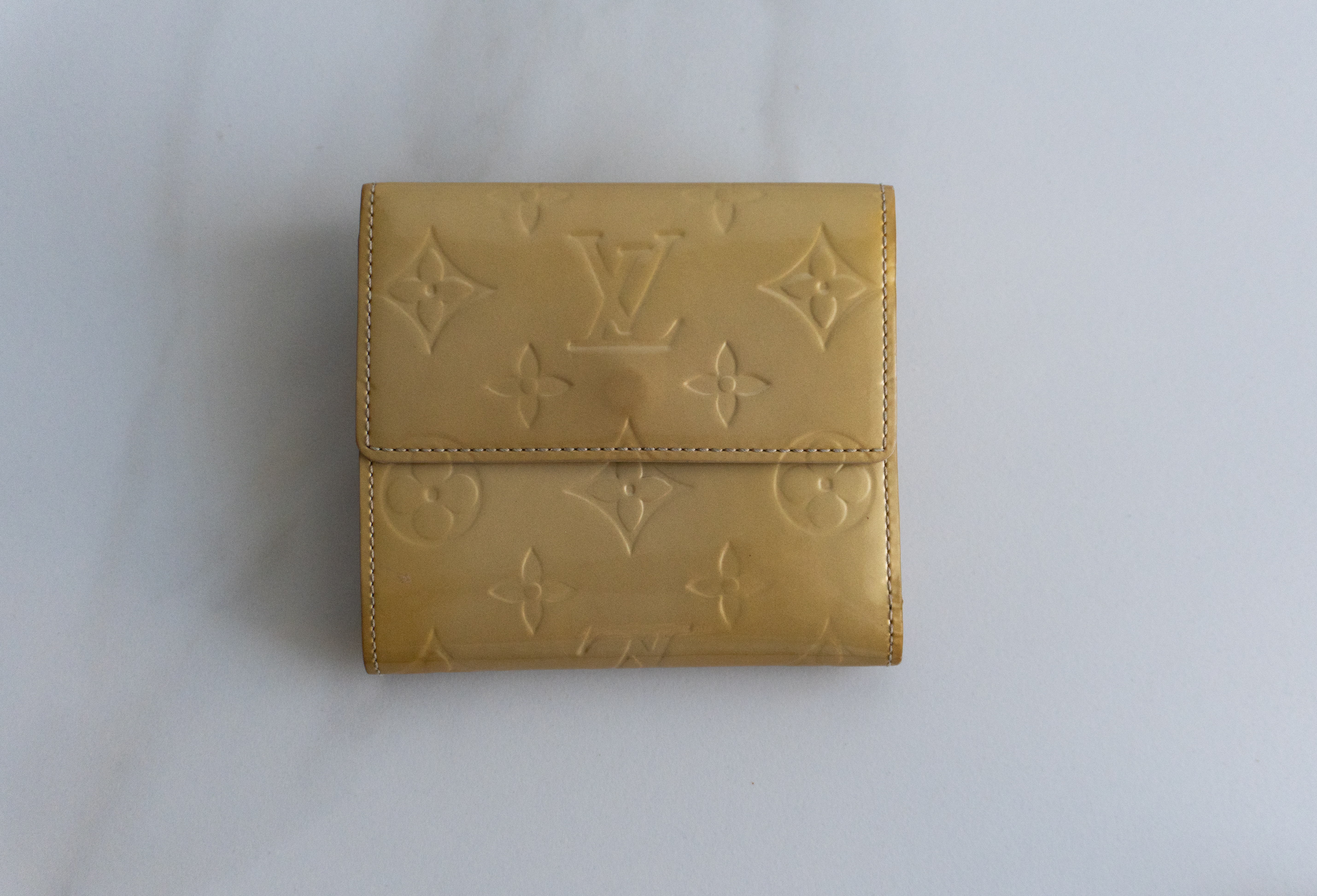 Authentic Louis Vuitton Monogram Vernis Porte Mannaie Billets Cartes Wallet