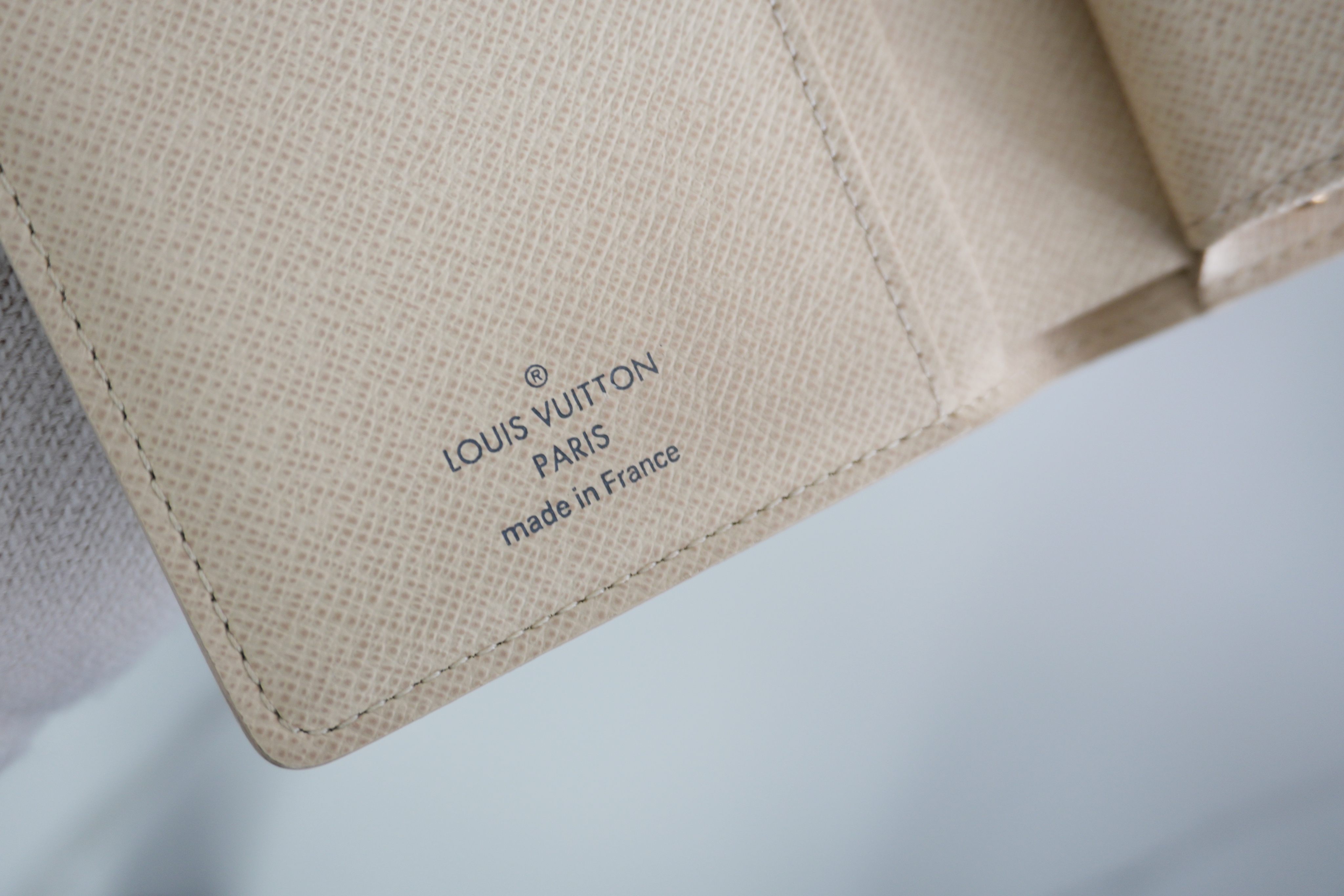 Authentic Louis Vuitton Damier Azur Porte Monnaie Billets Viennois Bifold Wallet