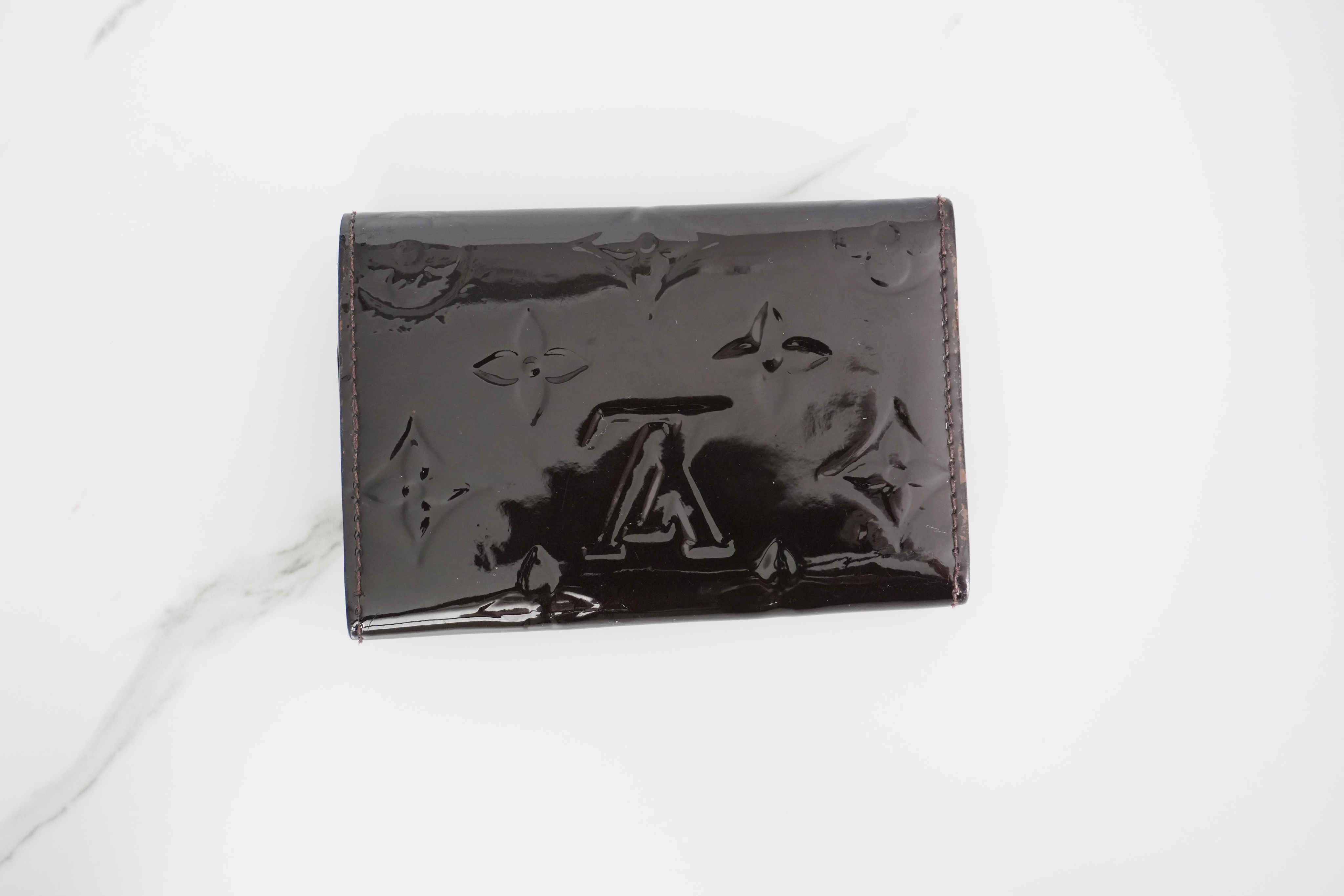 Authentic Louis Vuitton Vernis Leather 6 Ring Key Case