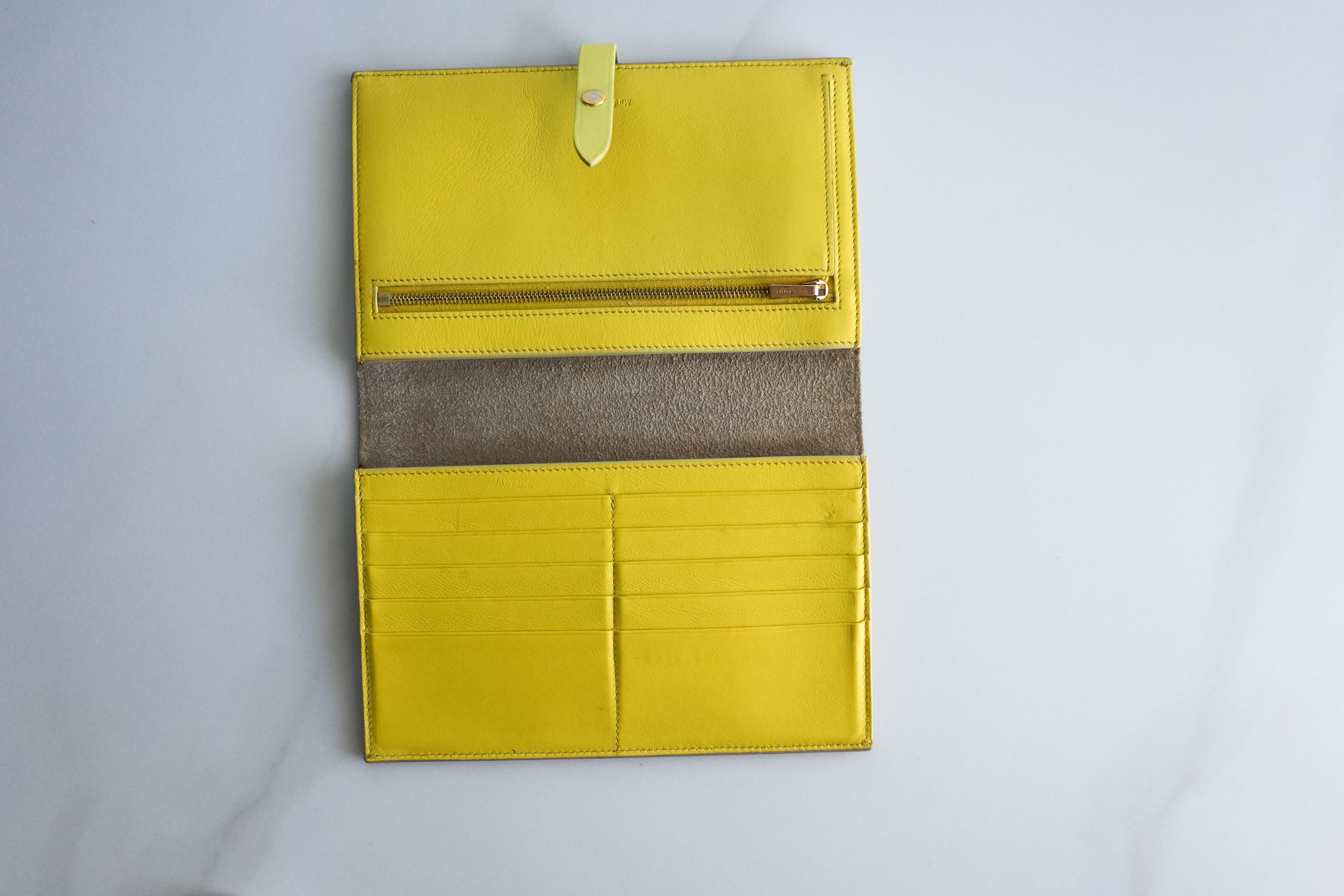 Authentic Celine Large Strap Walllet