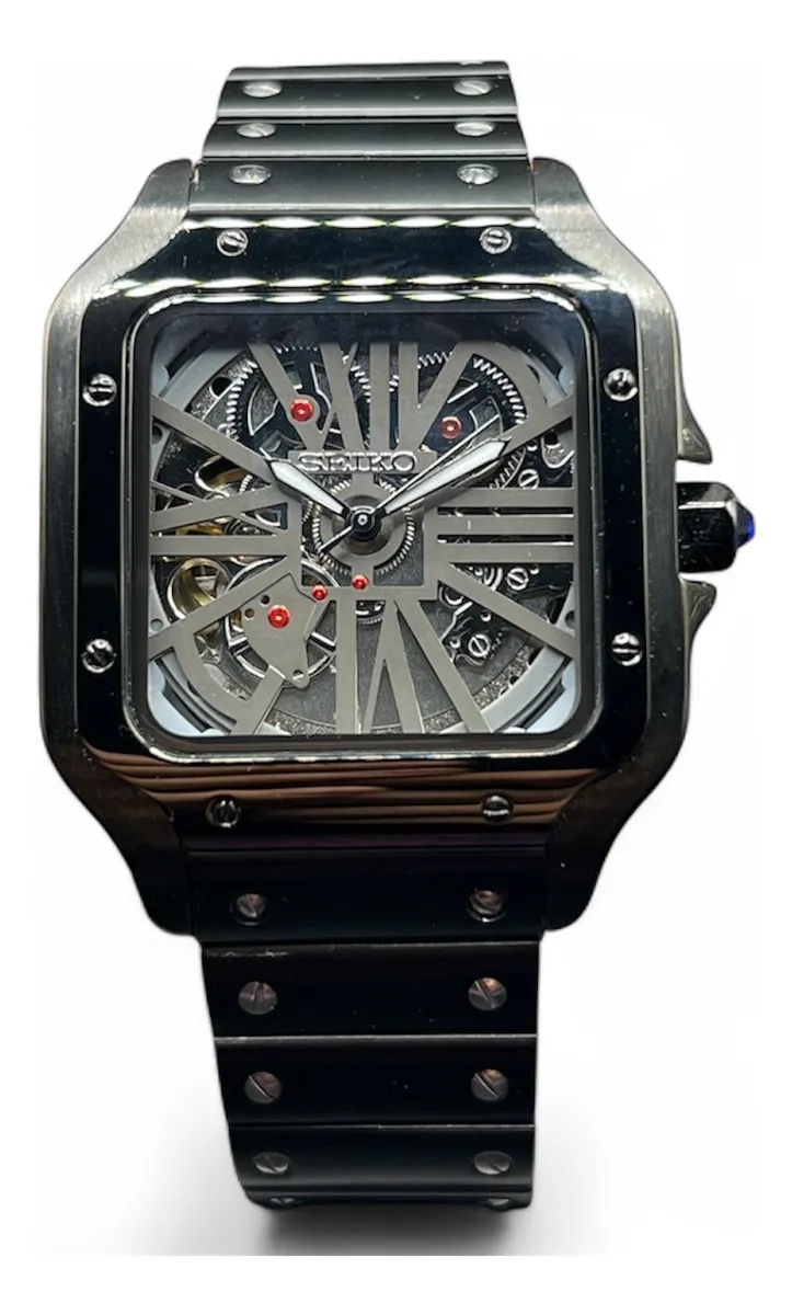 Reloj automático Seiko estilo esqueleto