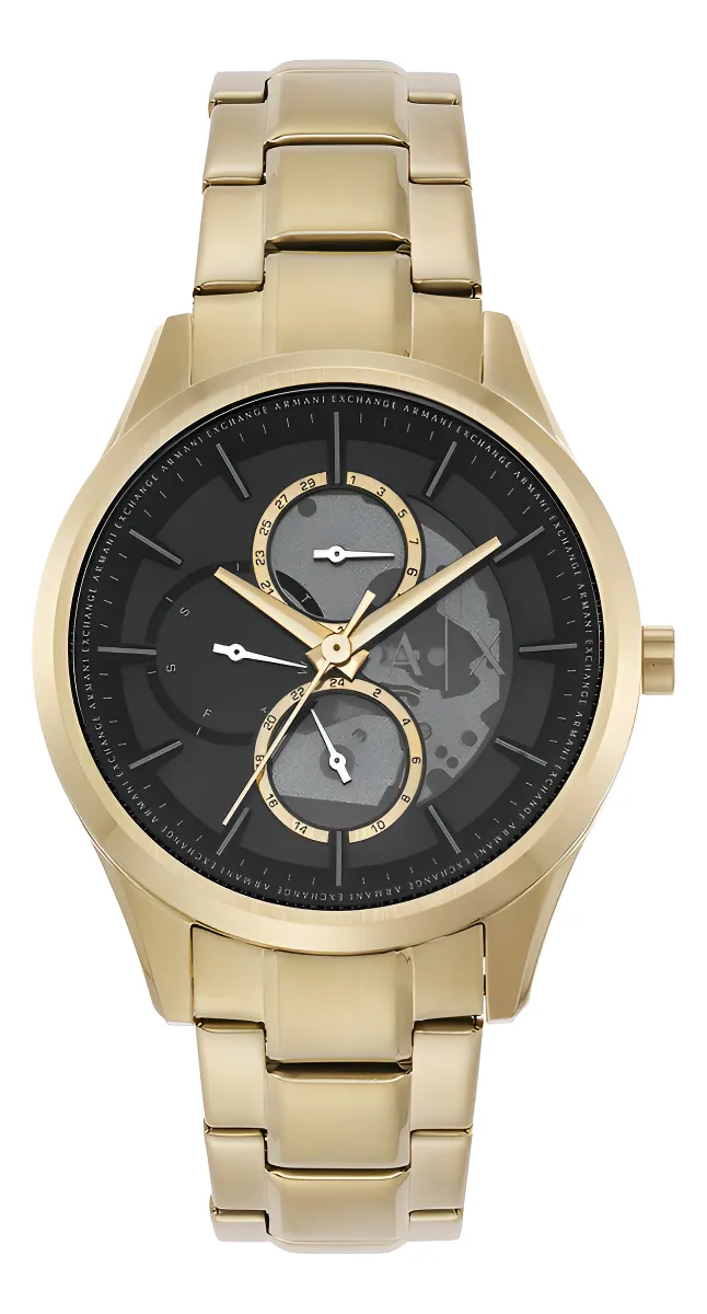 Reloj de pulsera dorado