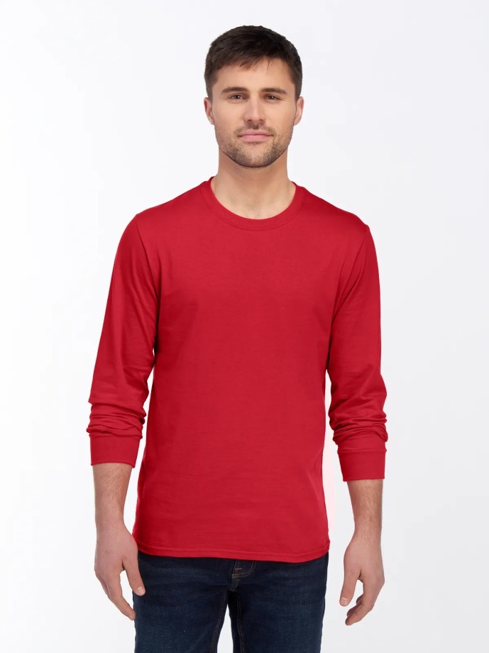 Jerzees Premium Blend Combed Ring-⁠Spun Unisex Long-⁠Sleeve T-⁠Shirt