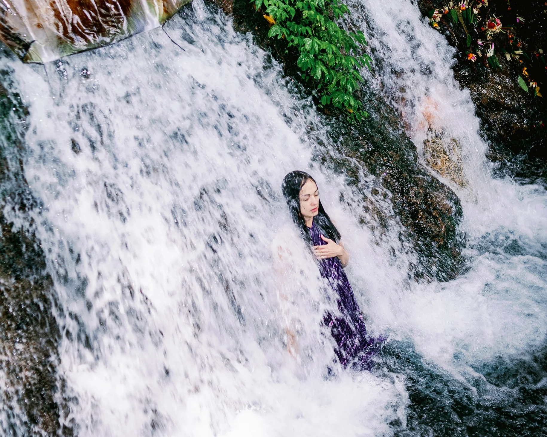 Melukat Ceremony at Pesiraman Temple