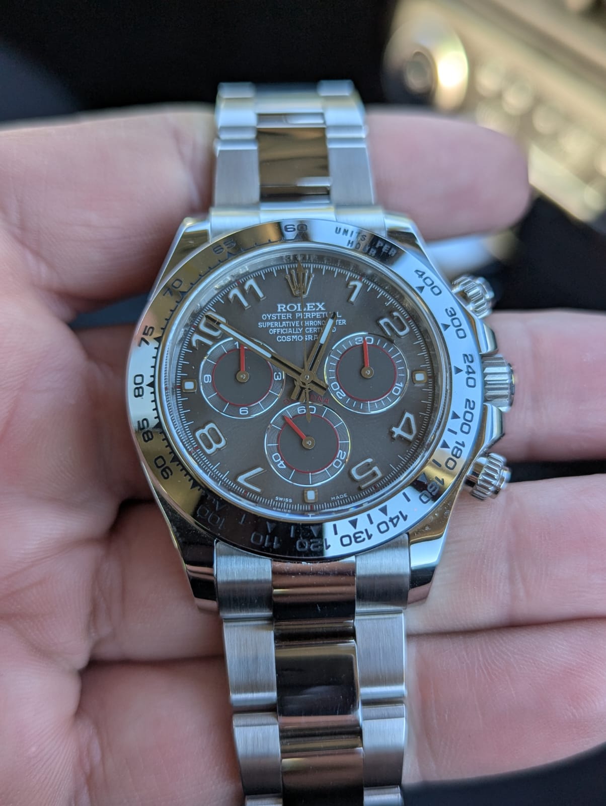 Rolex Oyster Perpetual Cosmograph Daytona – Grey Arabic Dial Edition