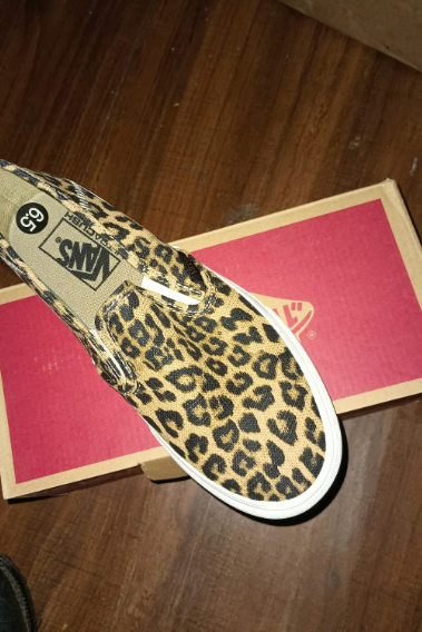 Vans Leopard Print Slip-On Shoe (Men’s 5 / Women’s 6.5)