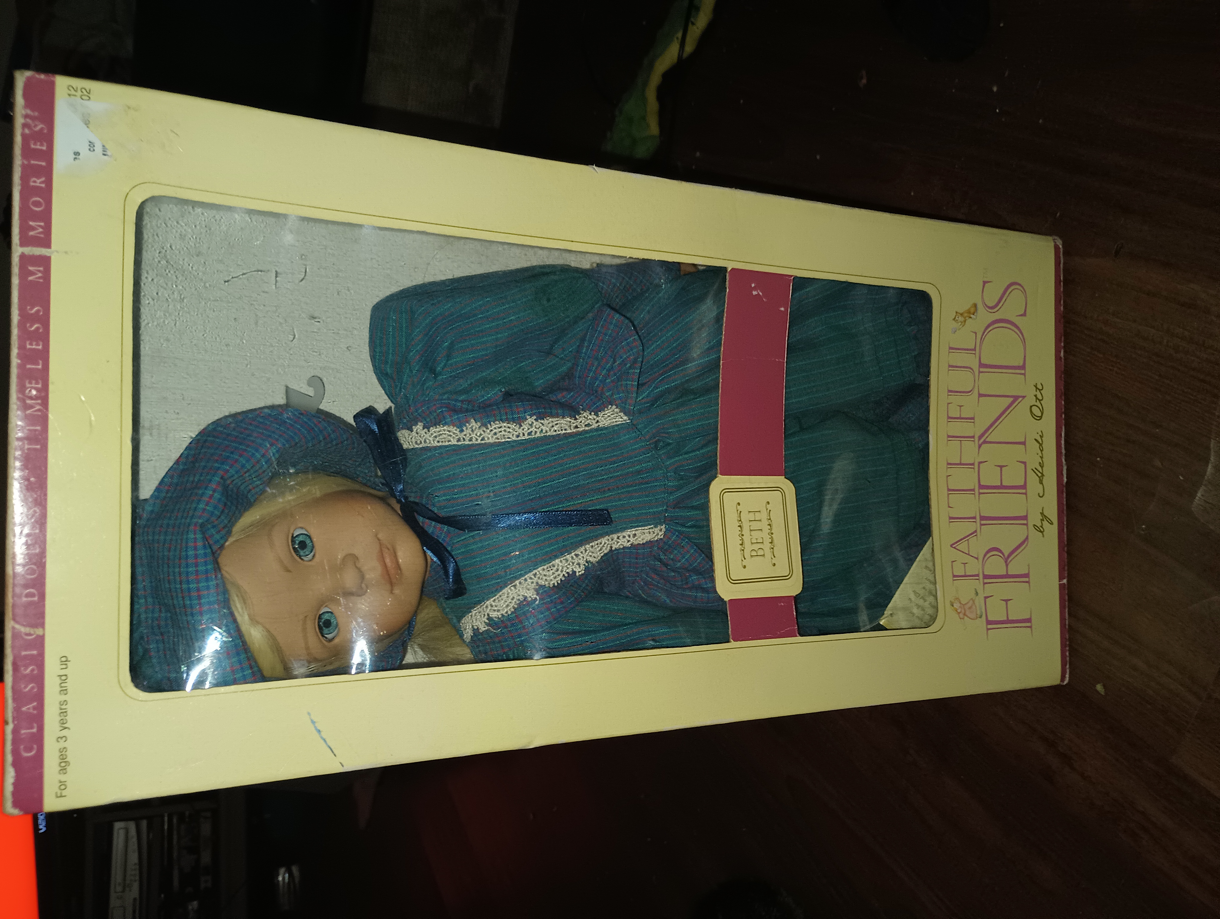 Heidi Ott Faithful Friends “Beth” Collectible Doll – Complete in Box