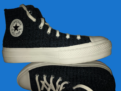 Converse Chuck Taylor All Star Tweed Shimmer (Black) Size 10 in women's