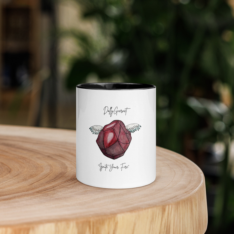 "Dolly" mug with name & tagline