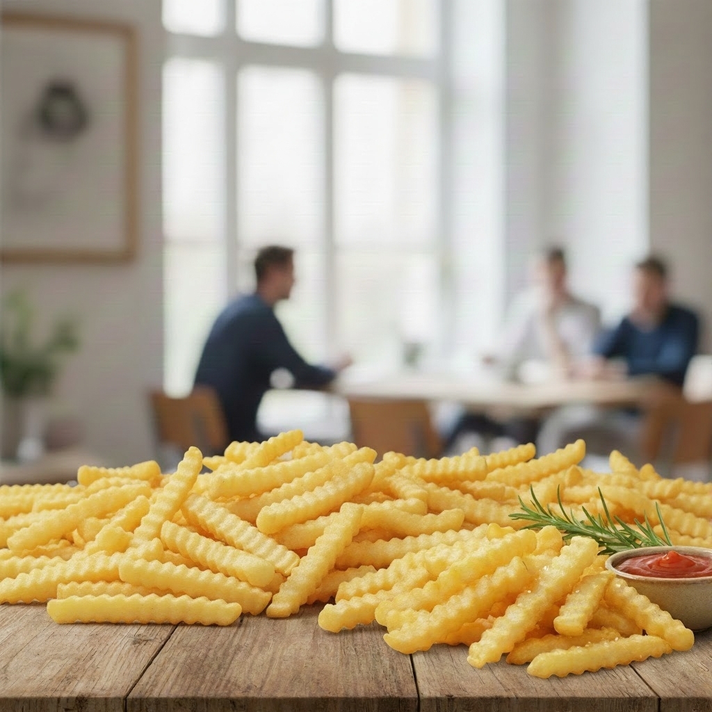 Papas corte ondulado