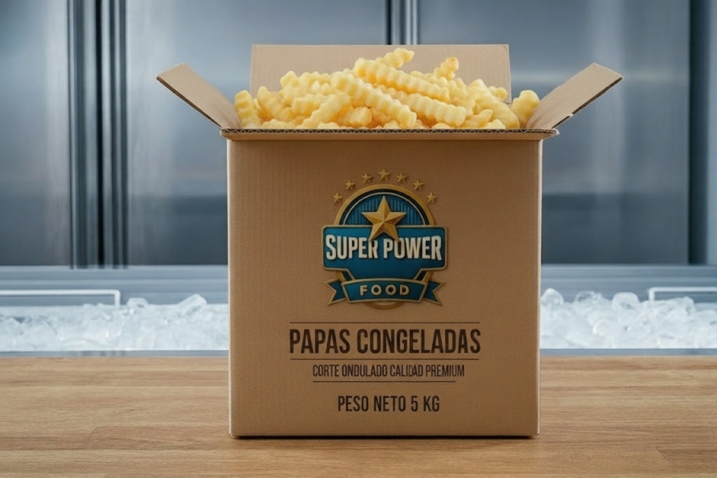 Papas corte ondulado
