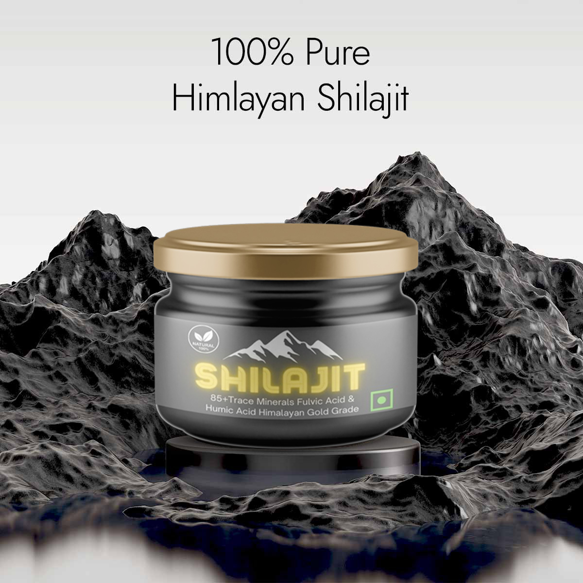 YogiRemedy Shilajit Resin - Premium Quality (20 g)