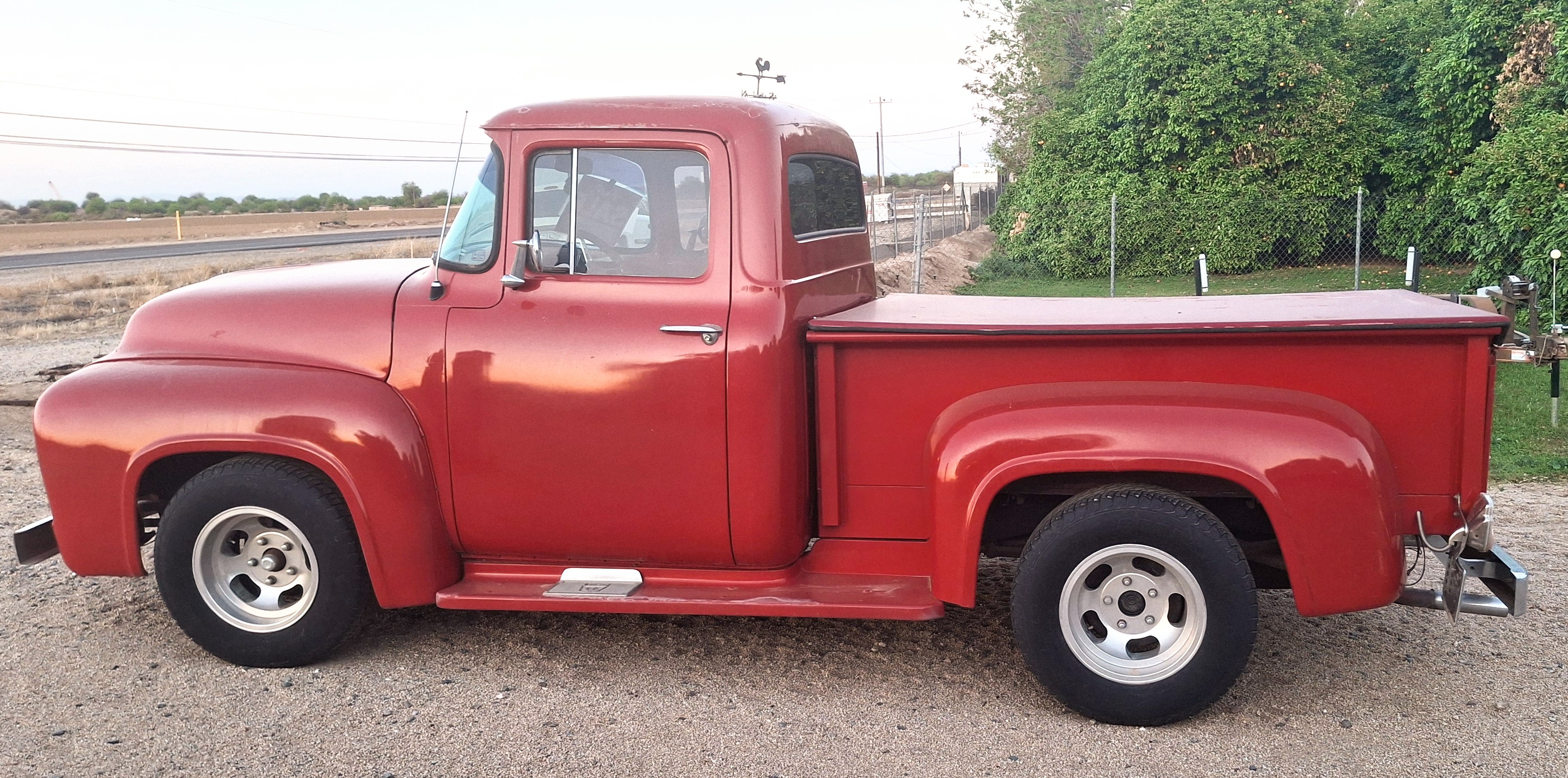 Vintage Red Pickup Truck
