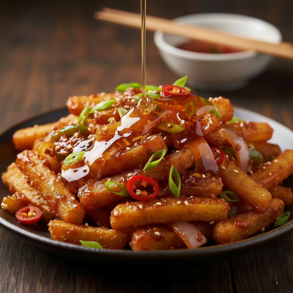 Honey Chilli Potato