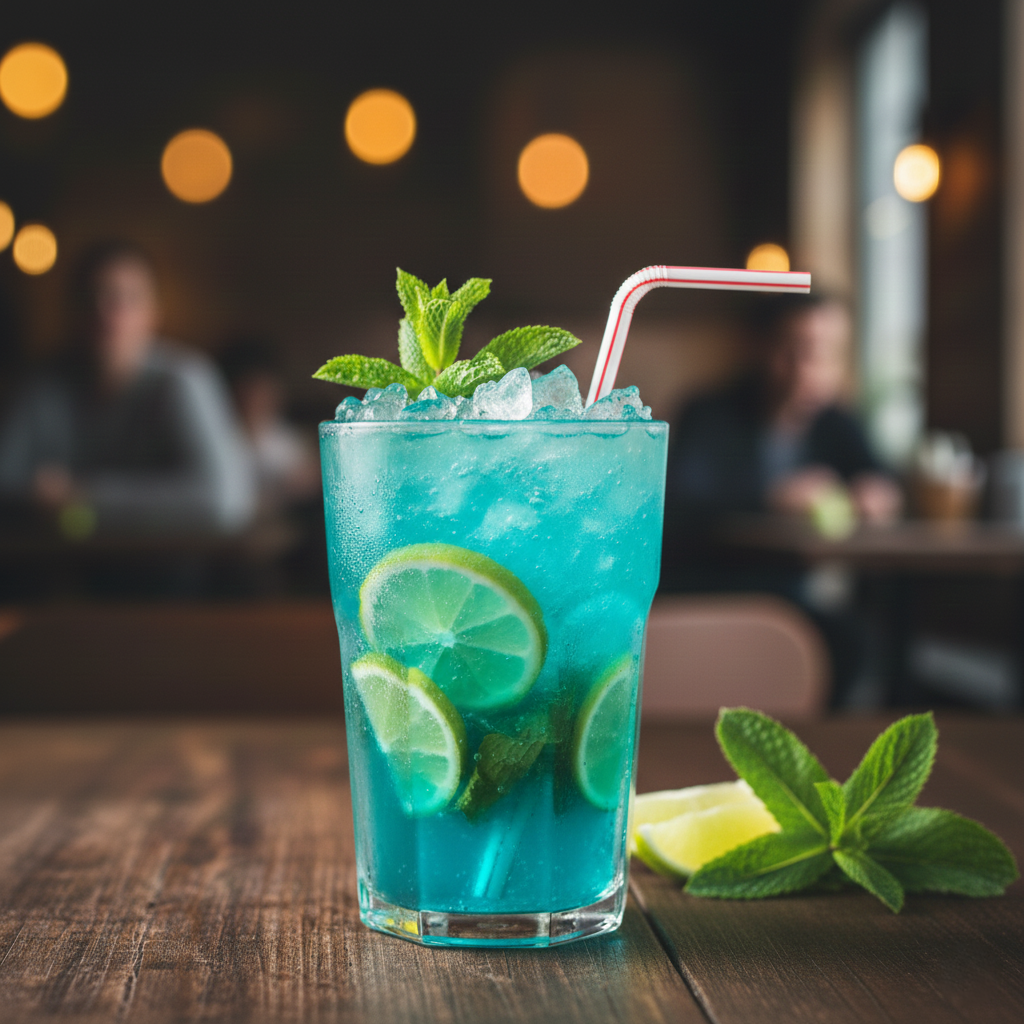 Blue Curacao Mojito