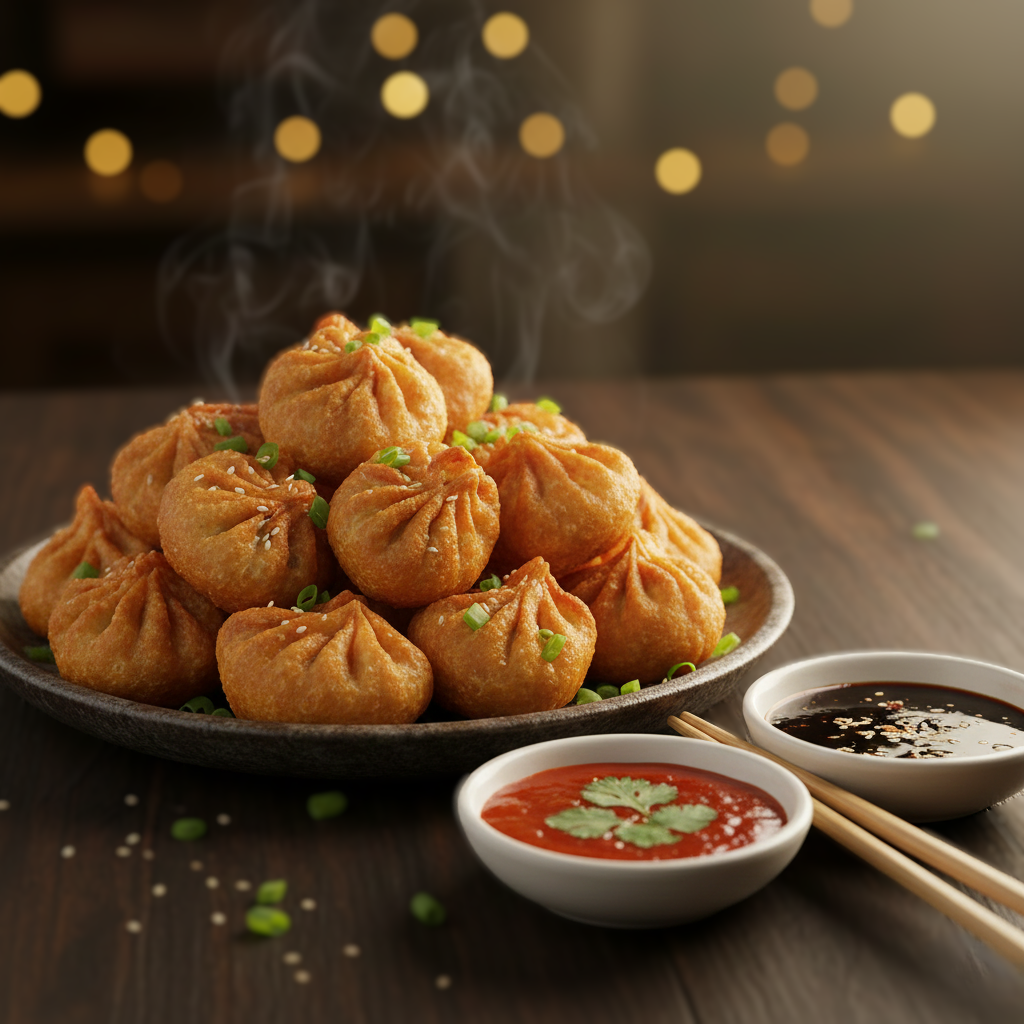 Paneer Fried Momos