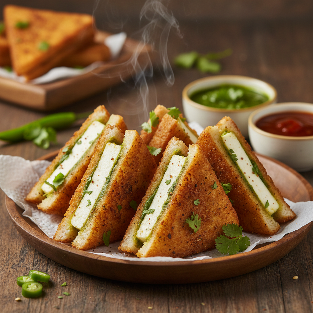 Paneer Bread Pakoda