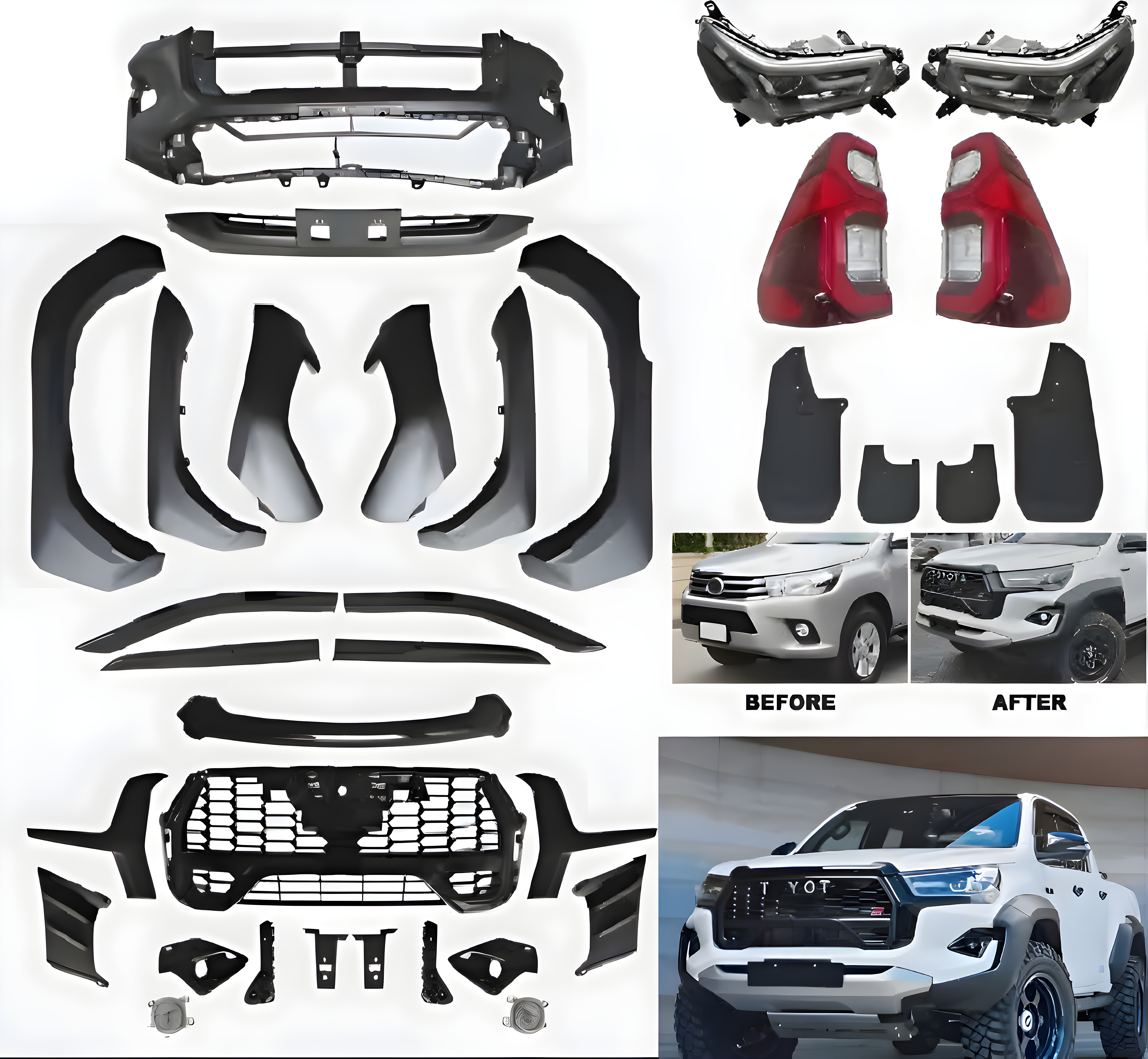 Hilux GR Bodykits