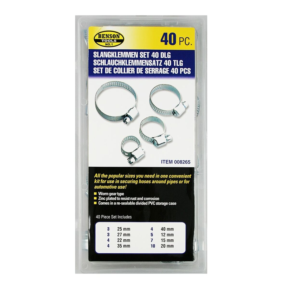 Fascetta stringitubo (40 pezzi)