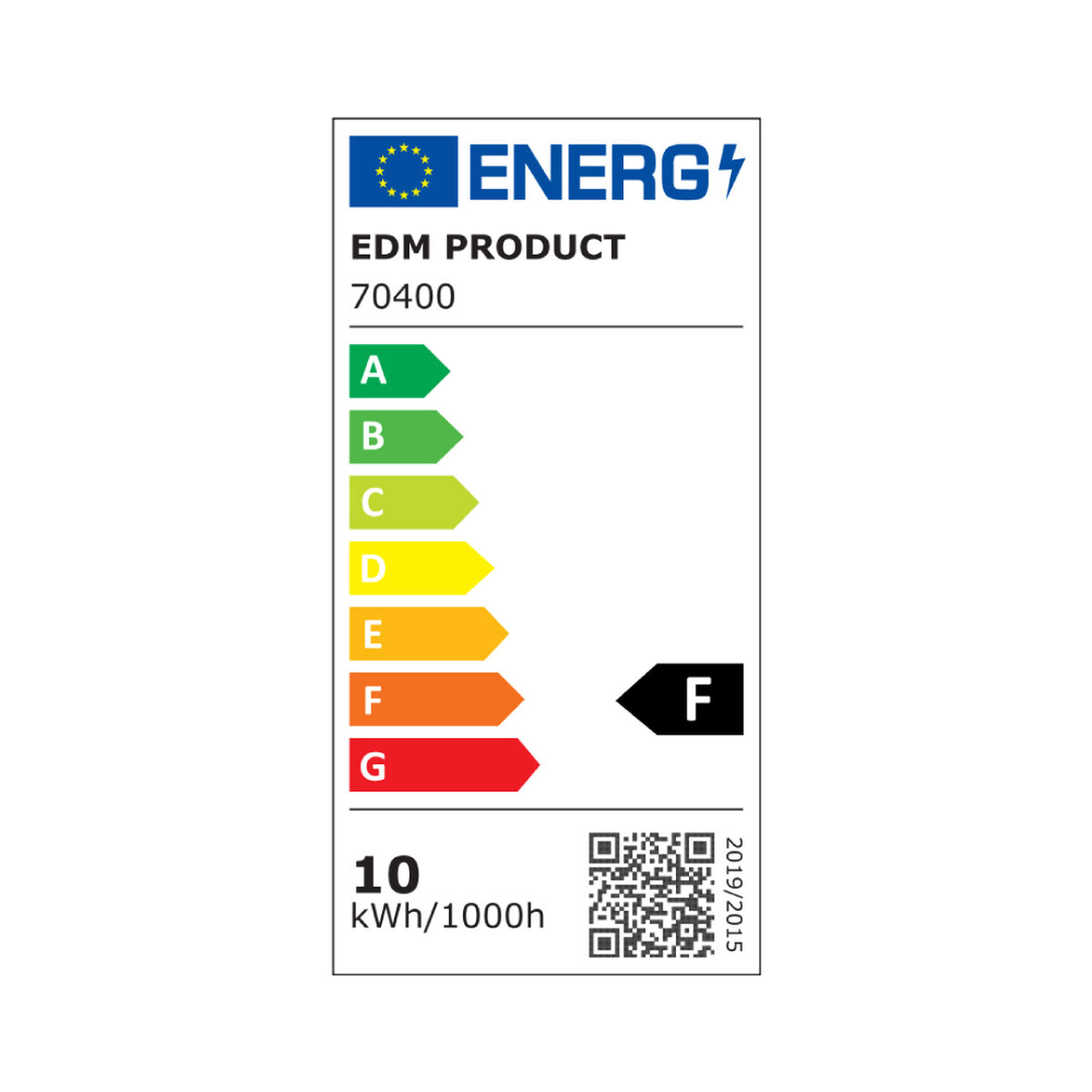 Projektor LED EDM 70400 Black Series, Ngjyrë e Zezë, F 2100, 10 W, 800 lm, 9,2 × 8,1 × 2,7 cm (6400 K)