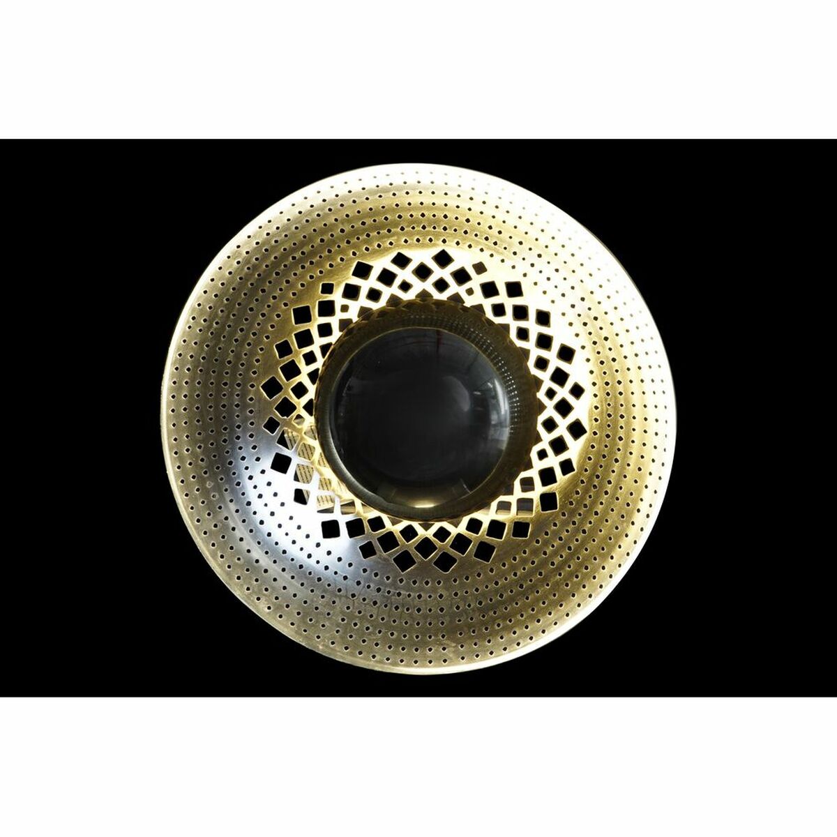 Aplikë muri DKD Home Decor, ngjyrë ari, metalike, 40 W, stil indian, 220 V, 40 × 40 × 15 cm