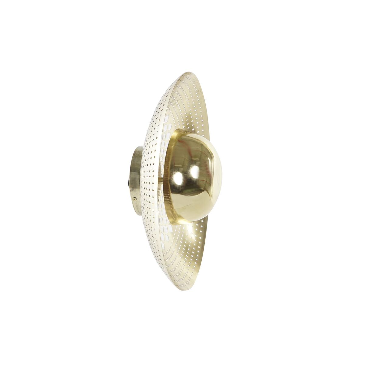 Aplikë muri DKD Home Decor, ngjyrë ari, metalike, 40 W, stil indian, 220 V, 40 × 40 × 15 cm