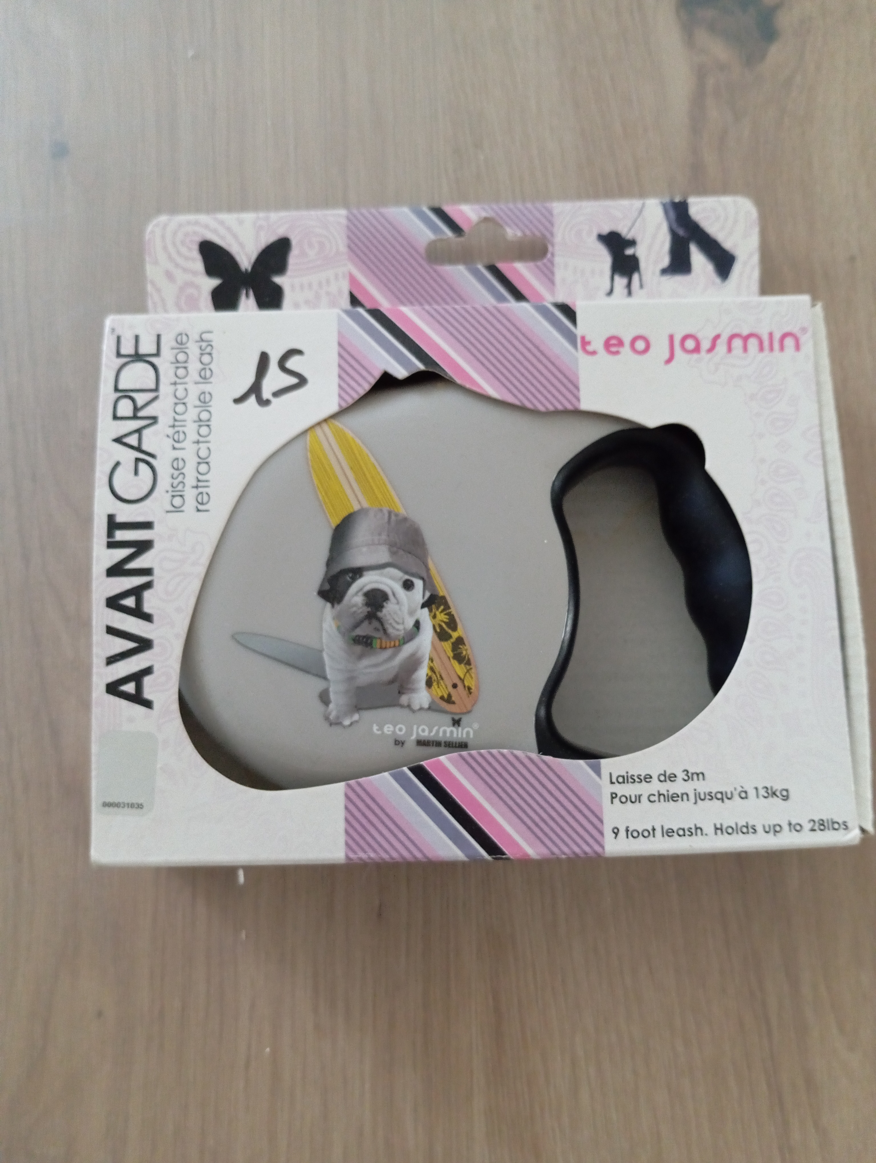 Laisse rétractable Leo Jasmin