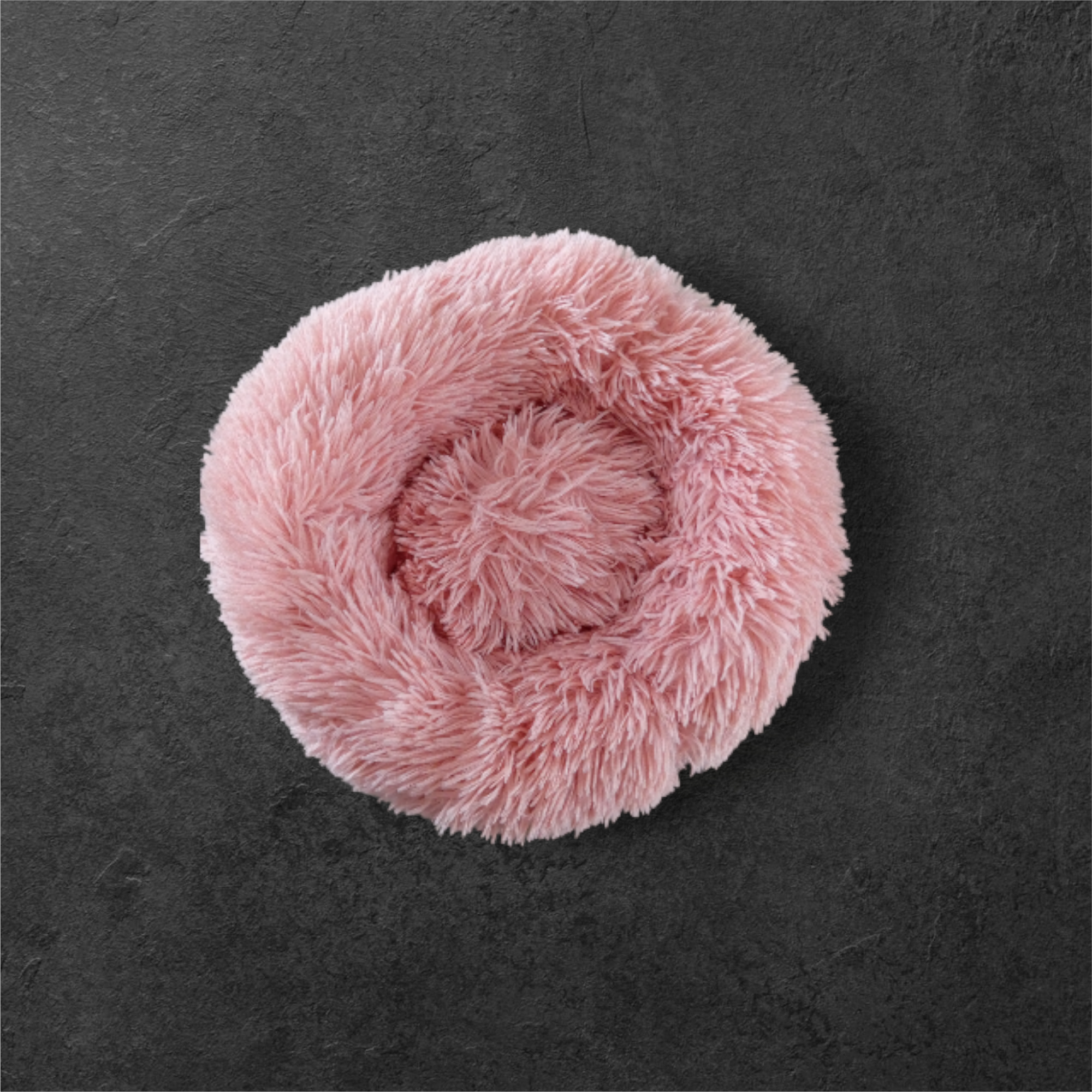 Panier pour animaux doux rose diamètre 40cm 