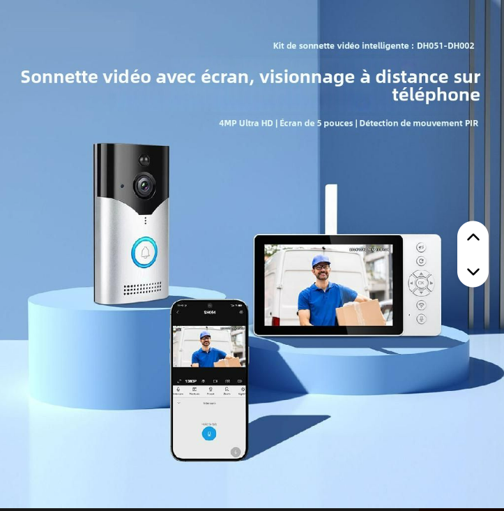 Sonnette Vidéo Intelligente Wifi 