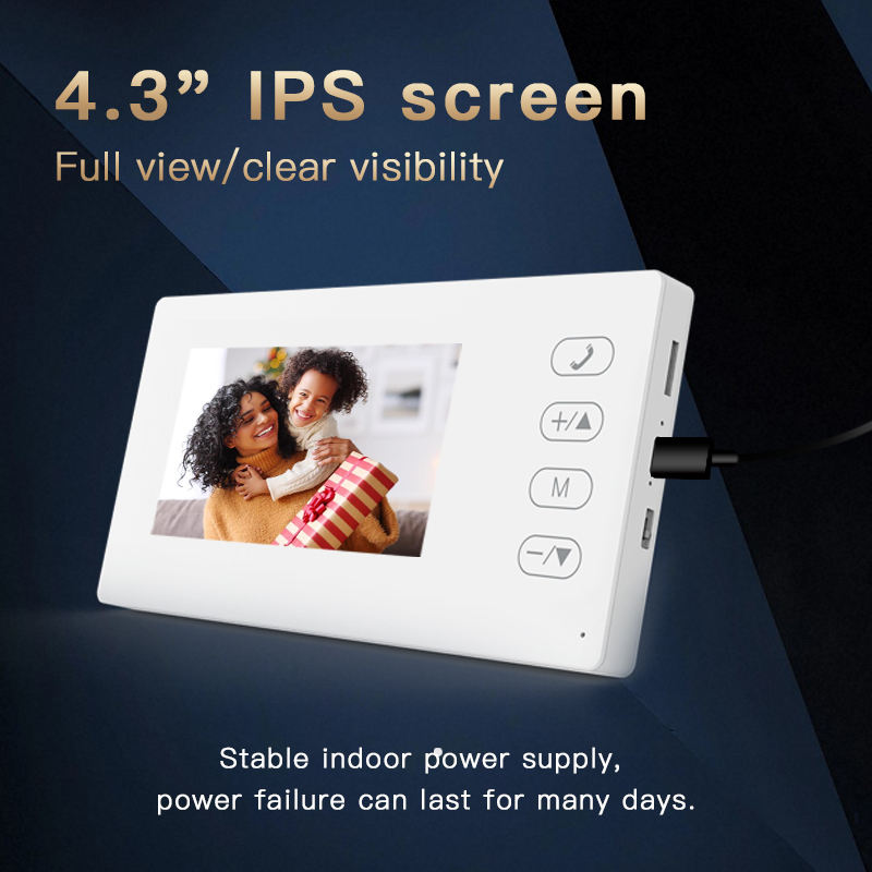 Sonnette vidéo intelligente sans fil 