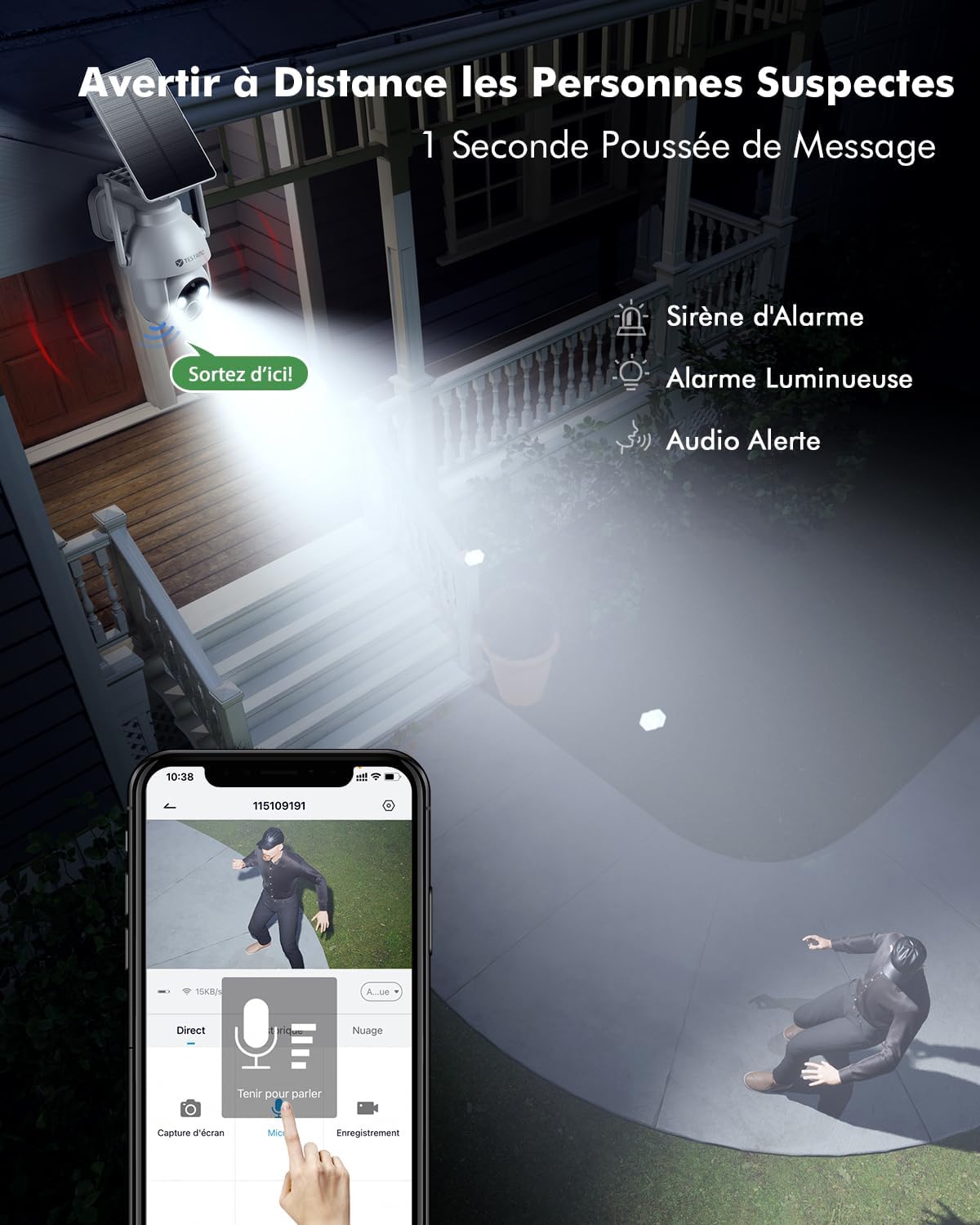 Camera Surveillance WiFi Exterieure