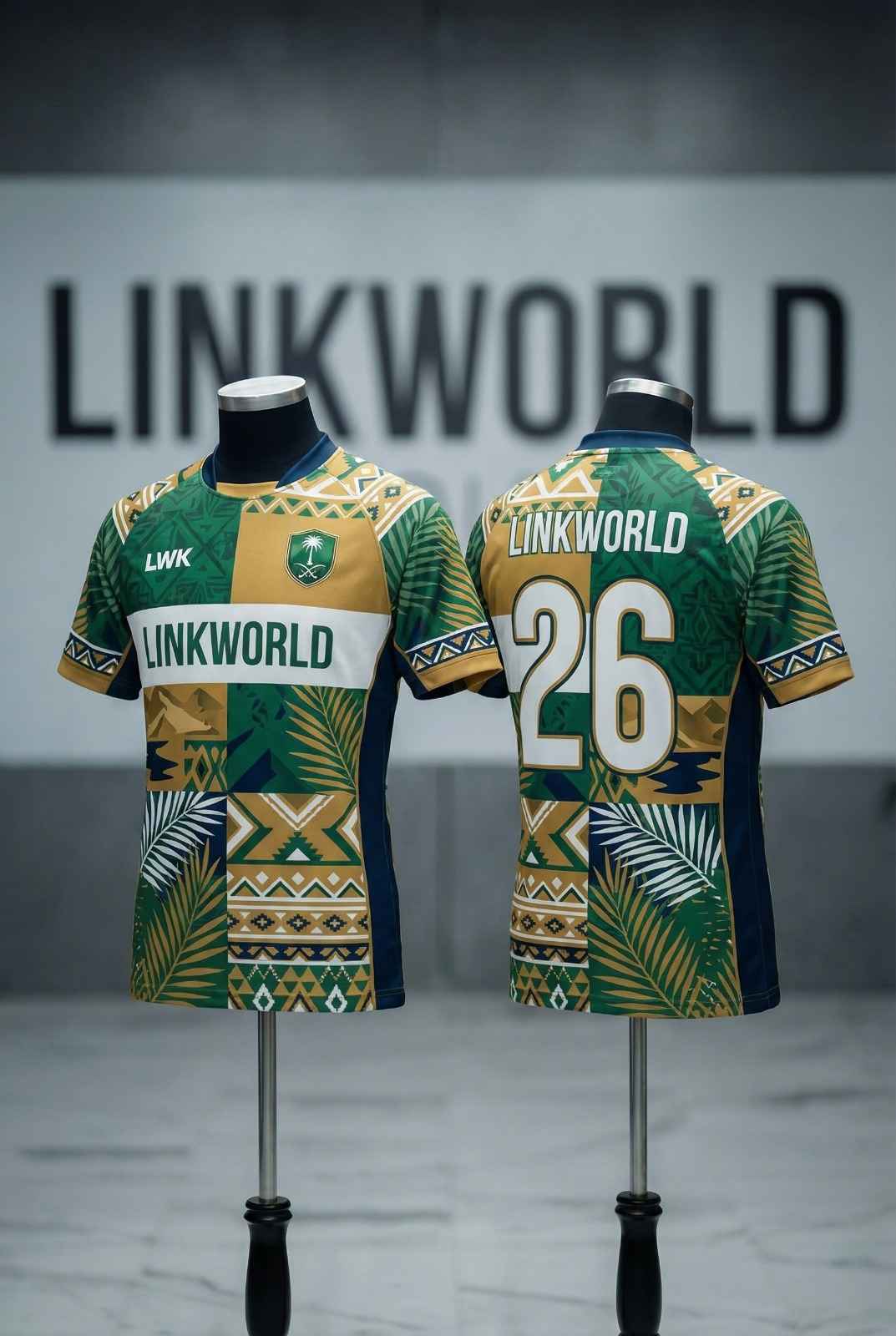 Custom Sublimated Football Jersey with Tribal Pattern | Private Label Sportswear Manufacturer