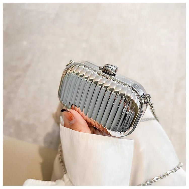 Metallic Evening Clutch Bag