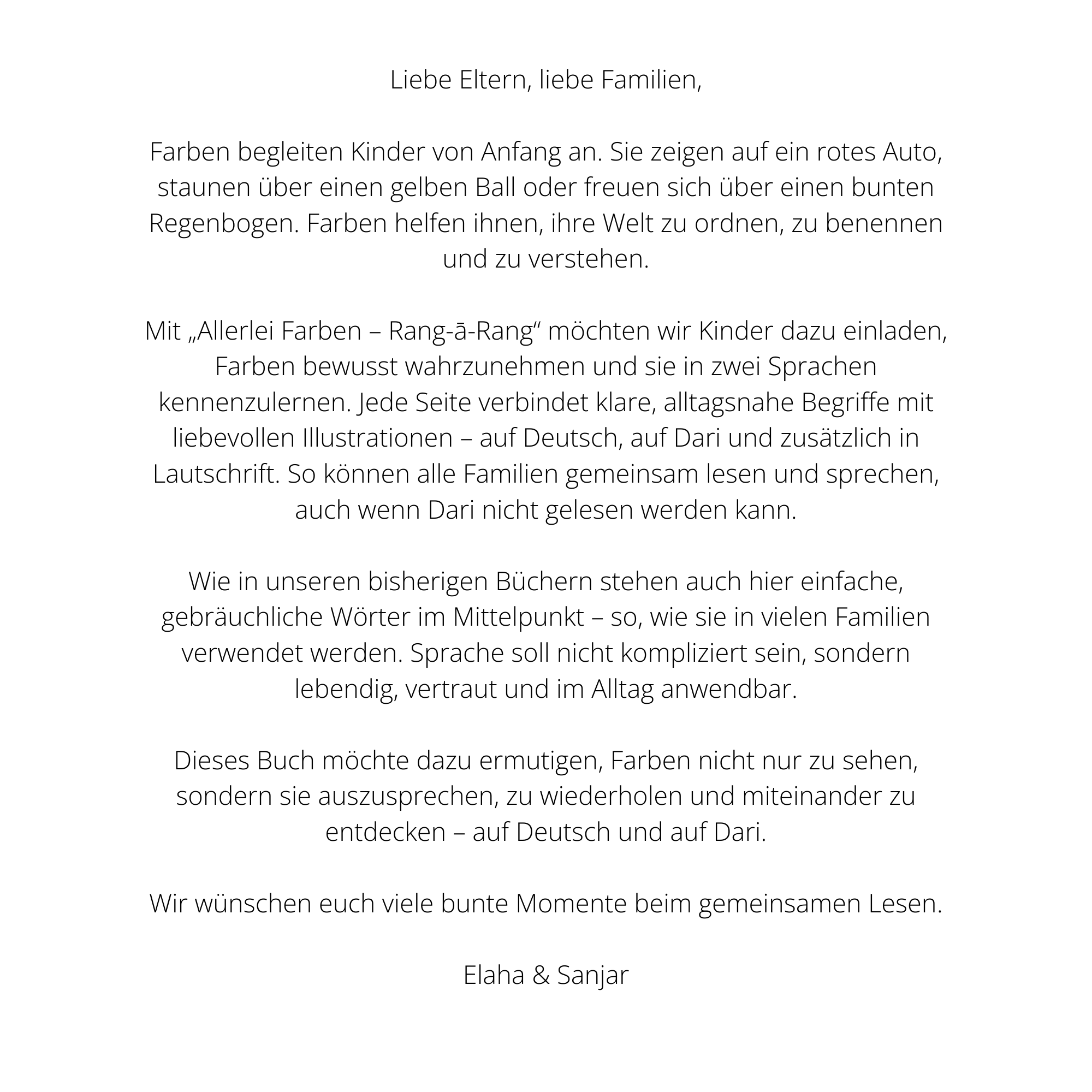 Rang-ā-Rang - Allerlei Farben