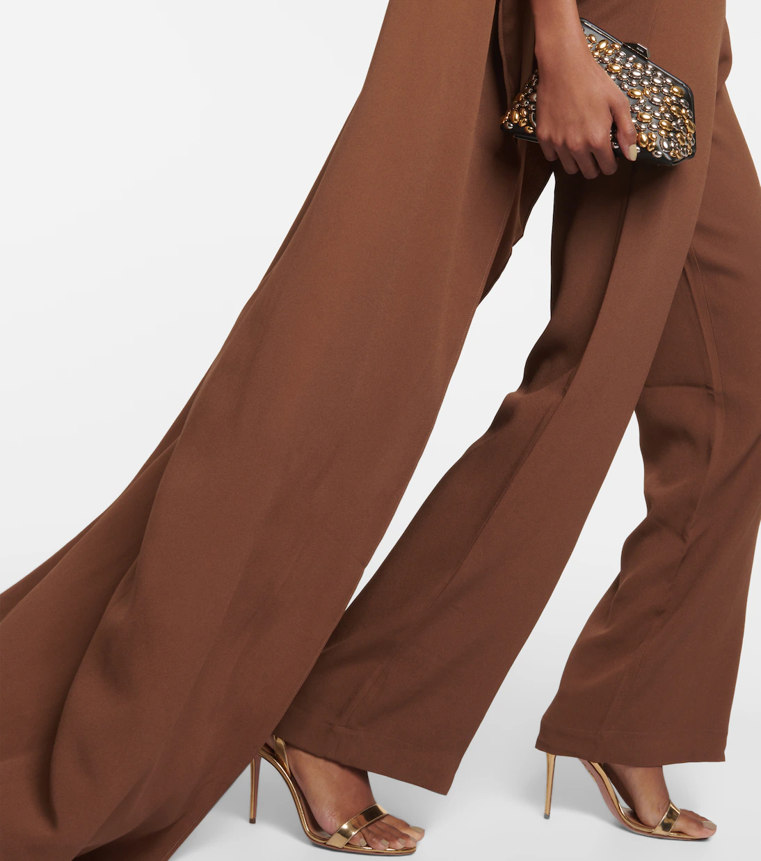 جمبسوت "كيب" بتصميم درامي - بني شوكولاتة