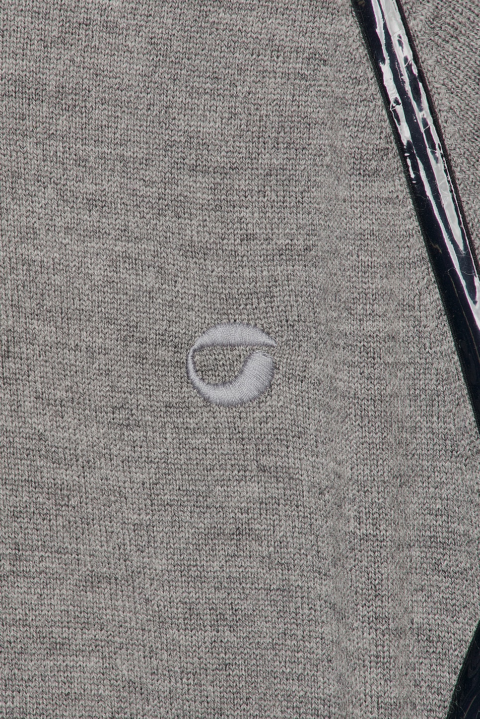 فستان "ميدي" محبوك بتصميم رياضي عصري - رمادي