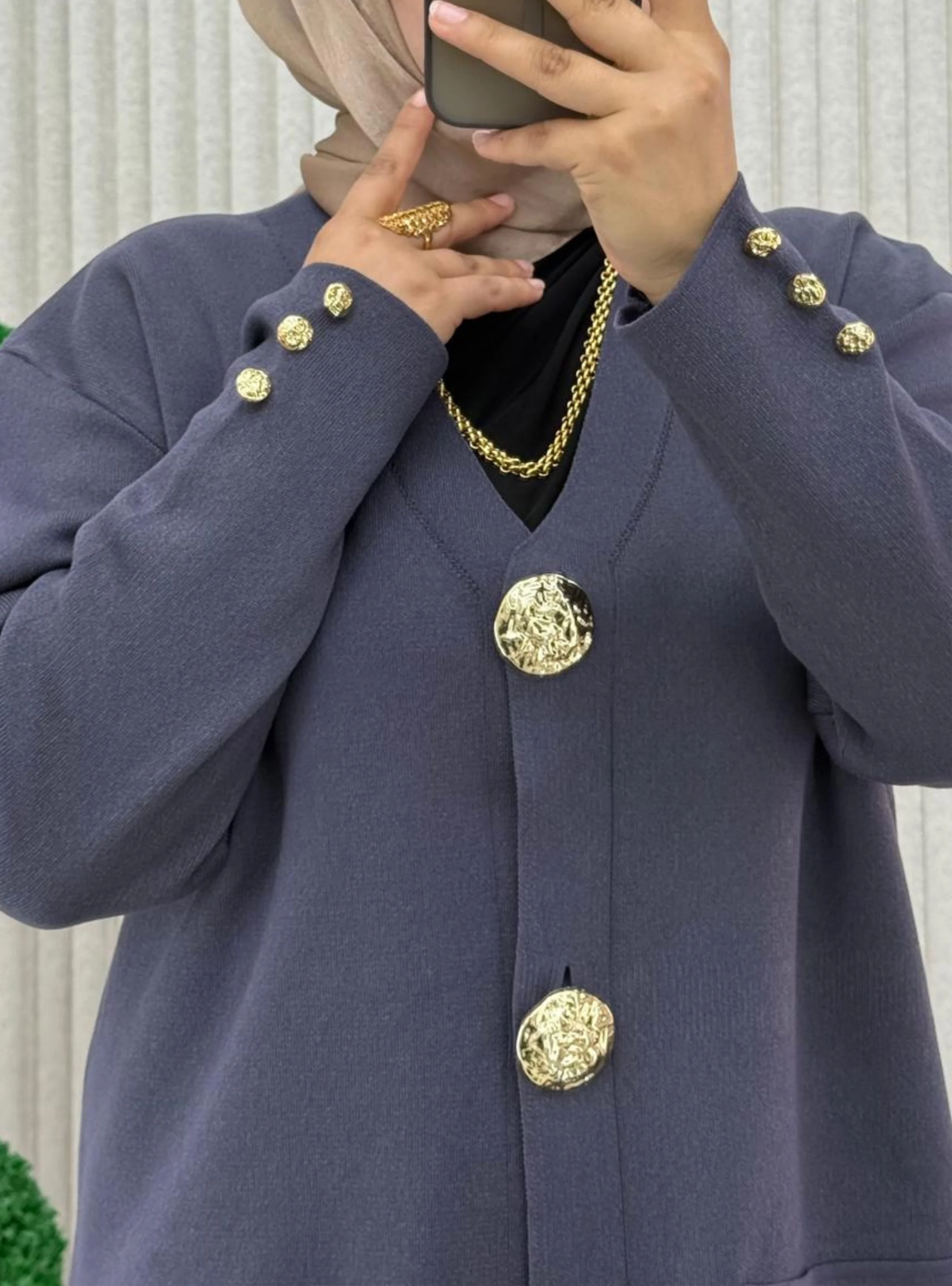 طقم "إيليجانس" قطعتين: جاكيت كارديجان وبنطال واسع