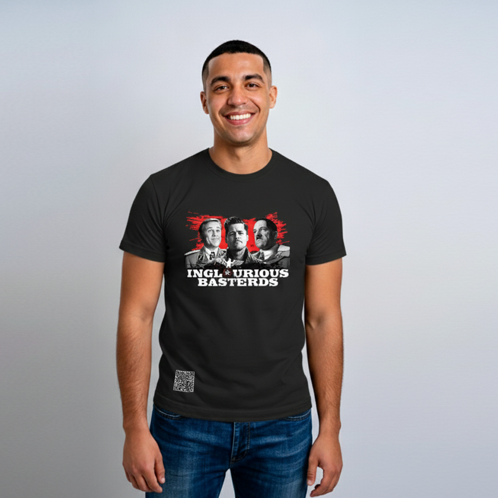 Camiseta Interactiva. Bastardos Sin Gloria. Serie CINE. Hombre