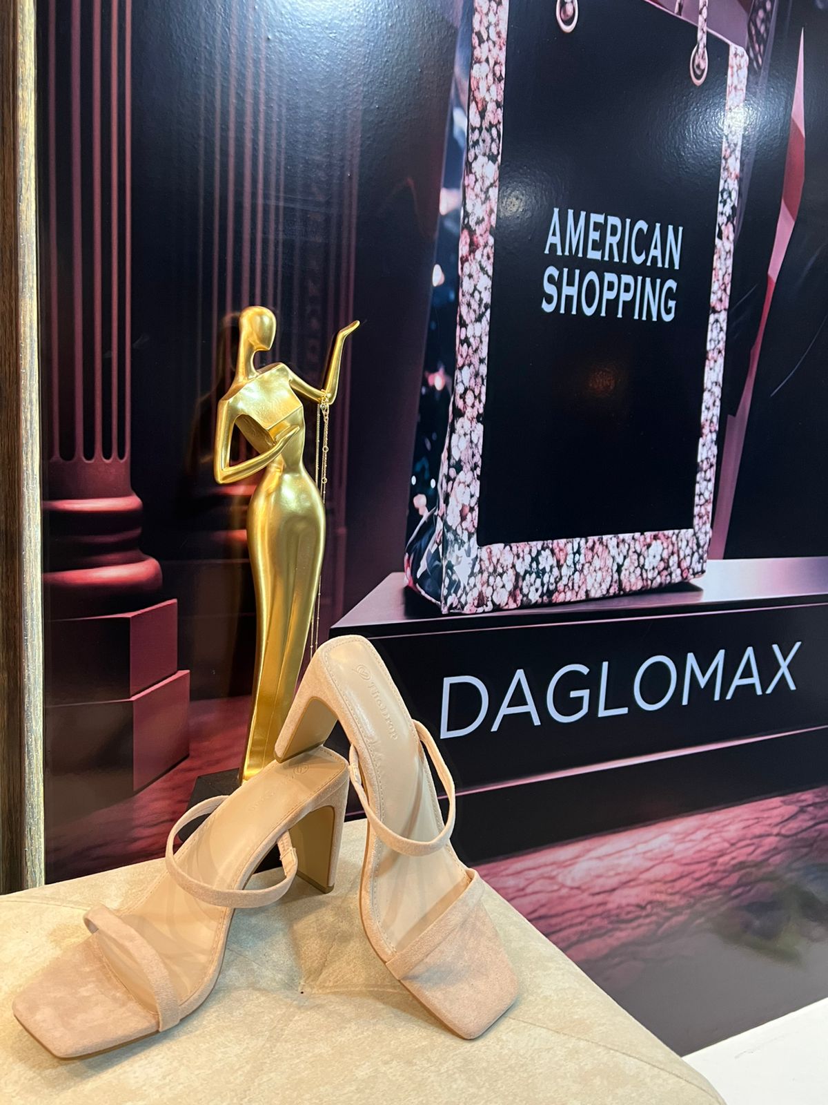 Sandalias Nude de Tacón