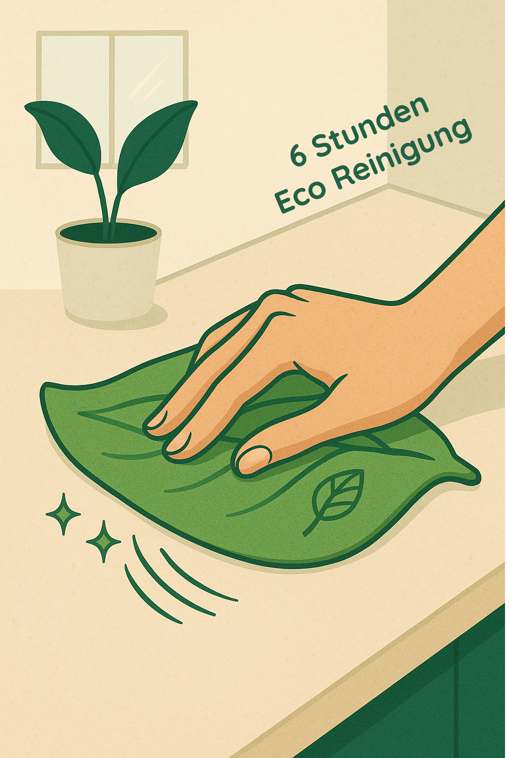 6 Stunden Haushaltsreinigung