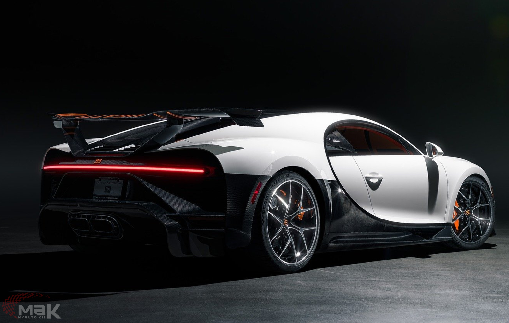 bugatti chiron LED POSTER